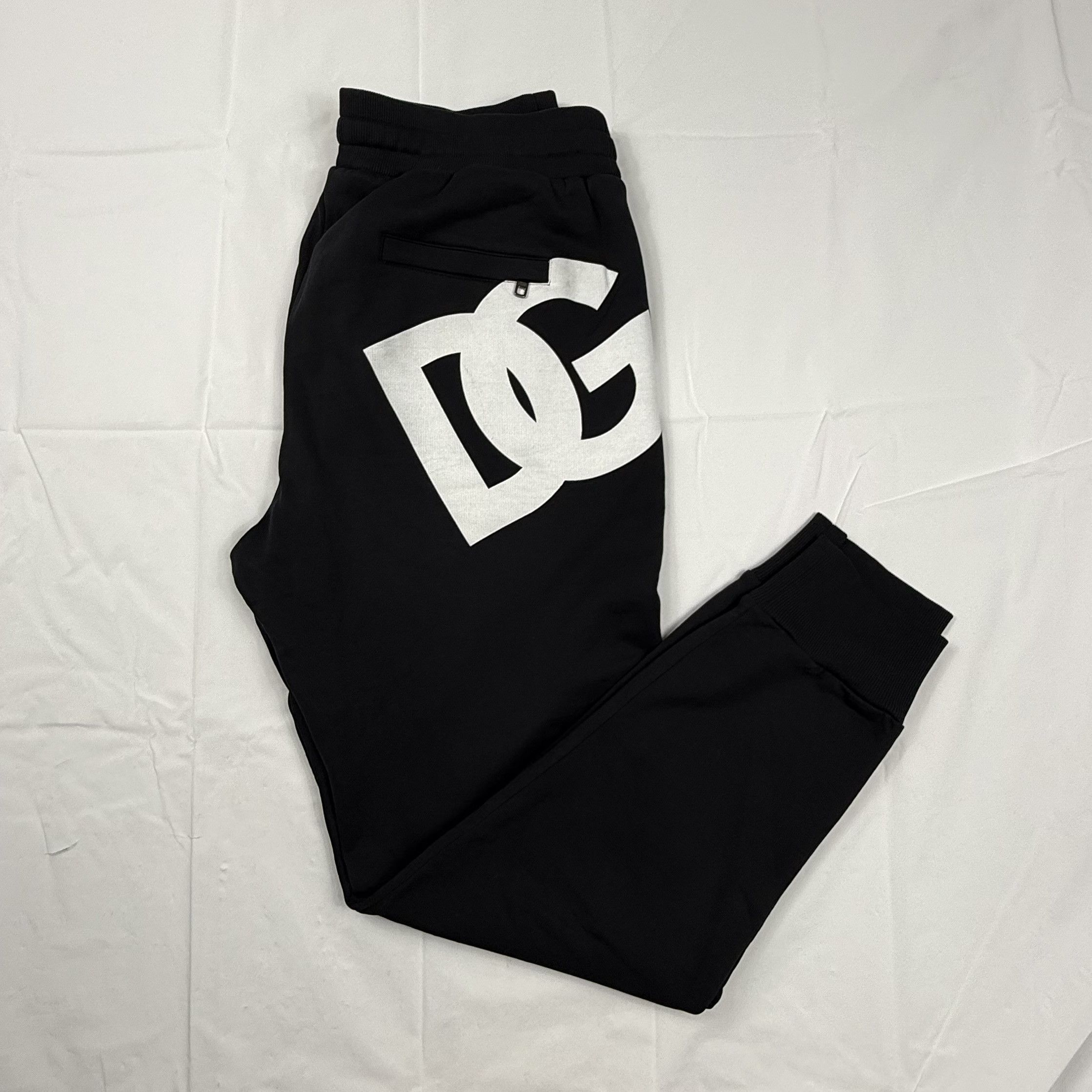 Dolce & Gabbana Dolce & Gabbana Mens DG Logo Jogger Sweatpants Drawstring XL Size US 36 / EU 52 - 1 Thumbnail