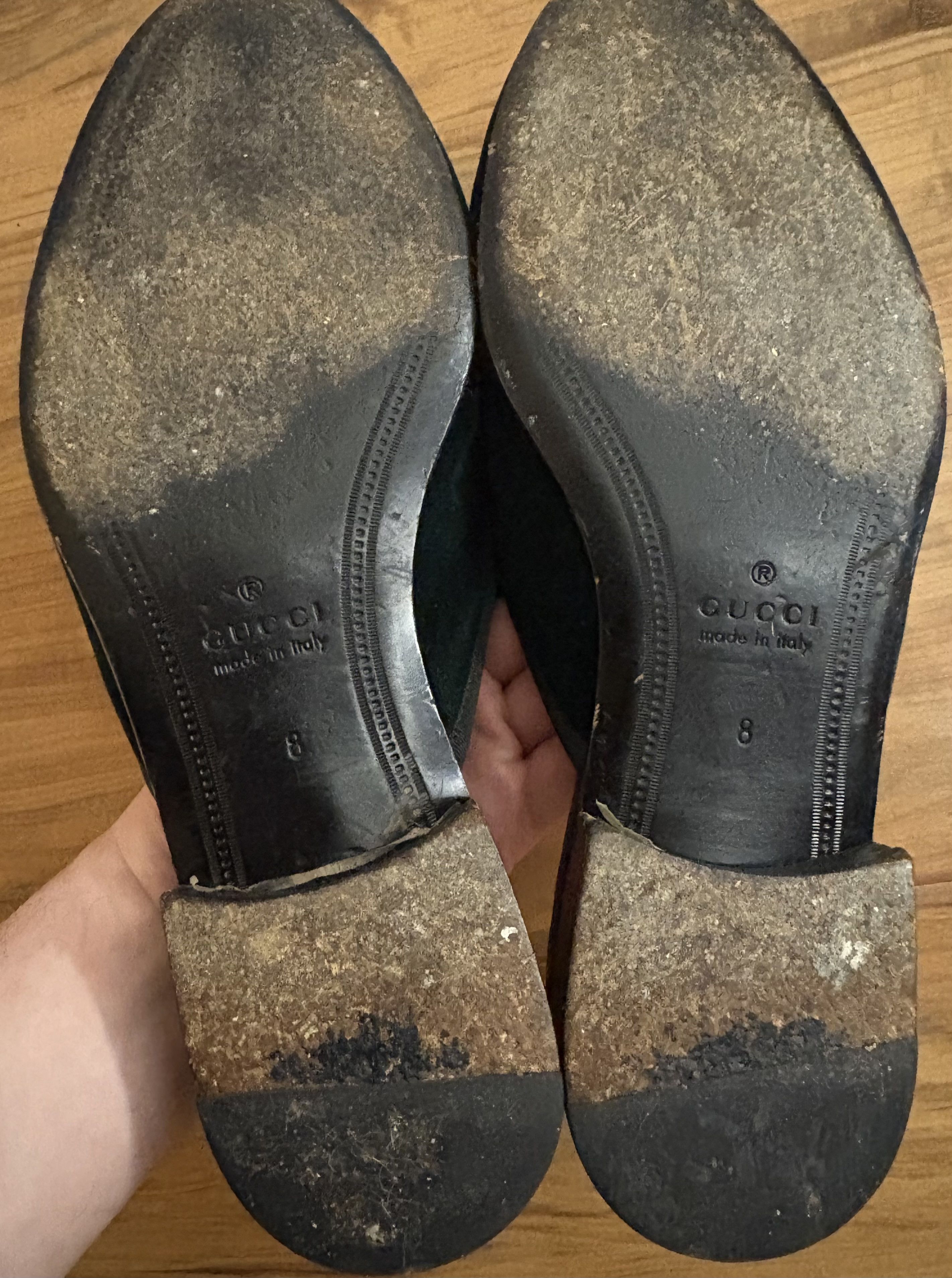 Gucci Green Velvet Slides Size US 9 / EU 42 - 4 Thumbnail