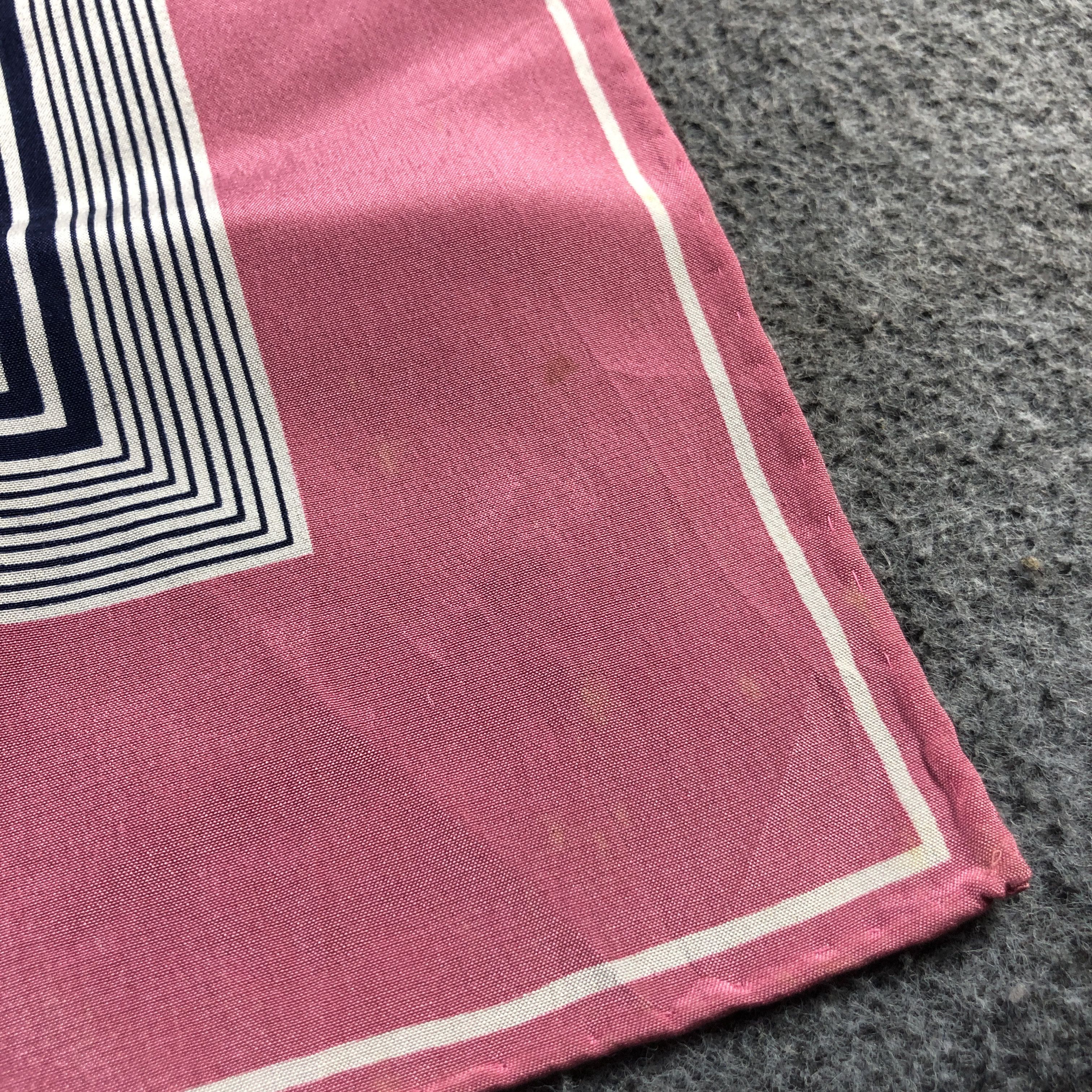 Pierre Balmain Vintage Pierre Balmain Hand Rolled Silk Scarf M1351 Size ONE SIZE - 7 Thumbnail