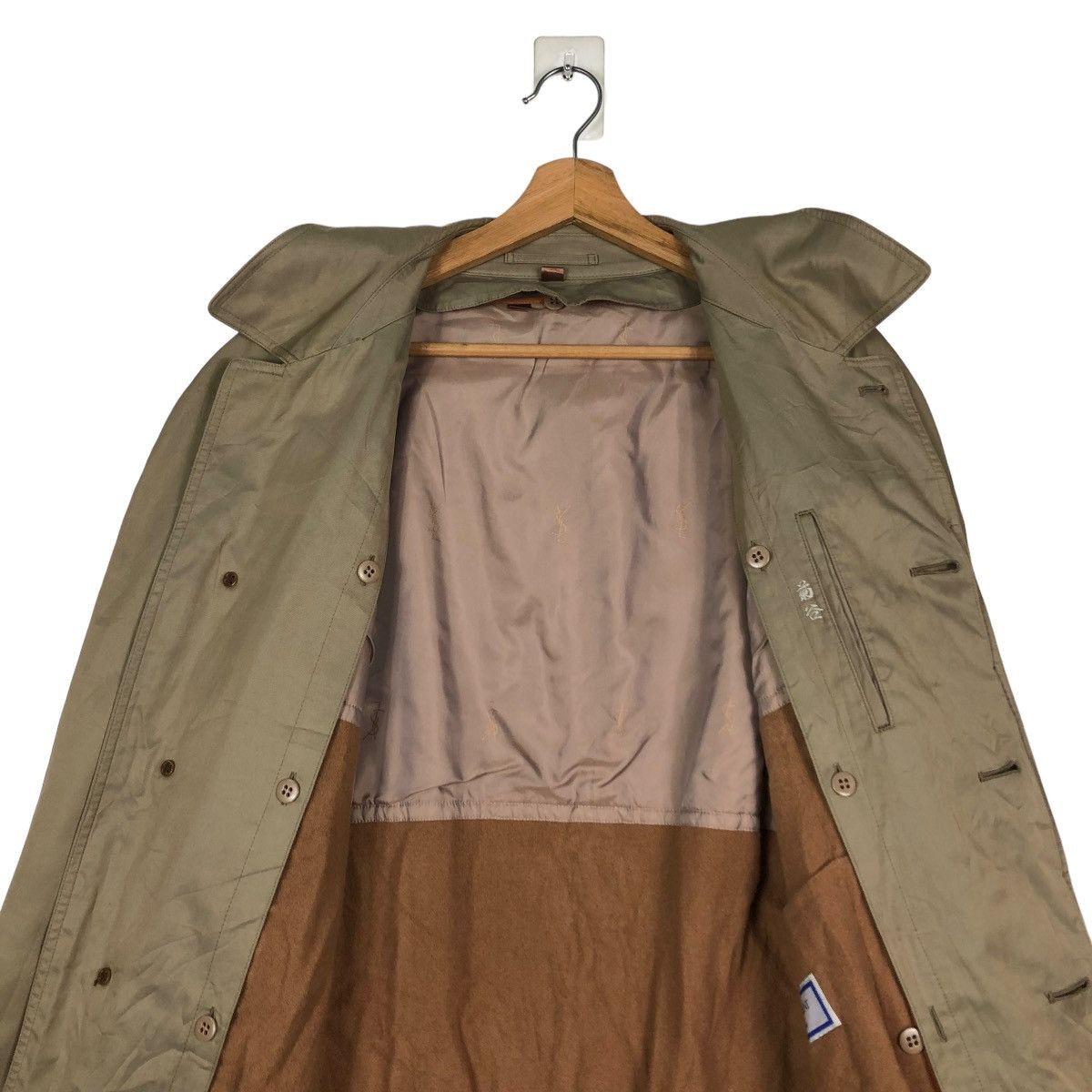 Yves Saint Laurent 🔥VINTAGE YVES SAINT LAURENT DIFFUSION HOMMES LONG JACKET Size US M / EU 48-50 / 2 - 13 Thumbnail