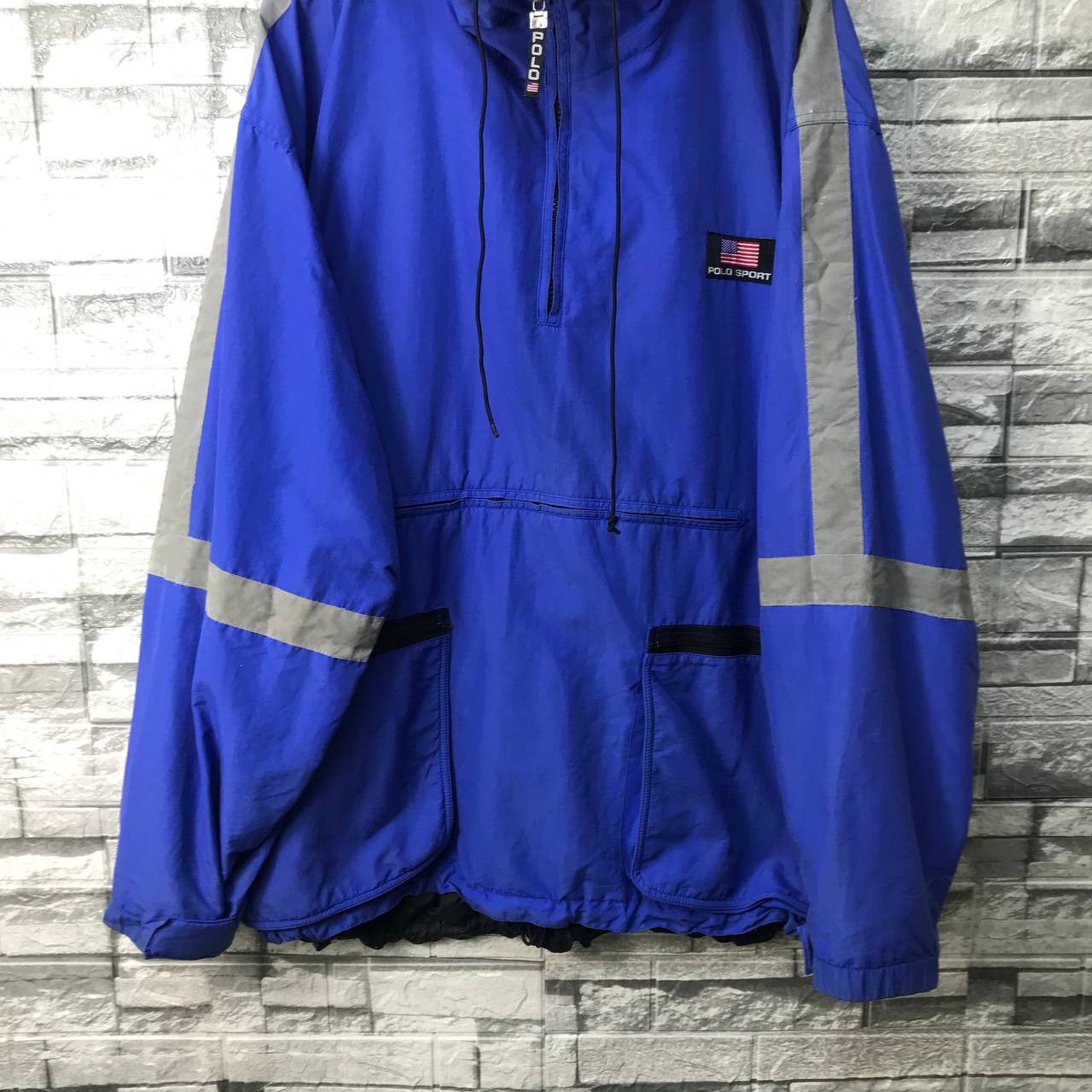 Polo Ralph Lauren Vintage 90s Polo Sport Ralph Lauren USA Flag Anorak BAGGY XL Size US XL / EU 56 / 4 - 3 Thumbnail
