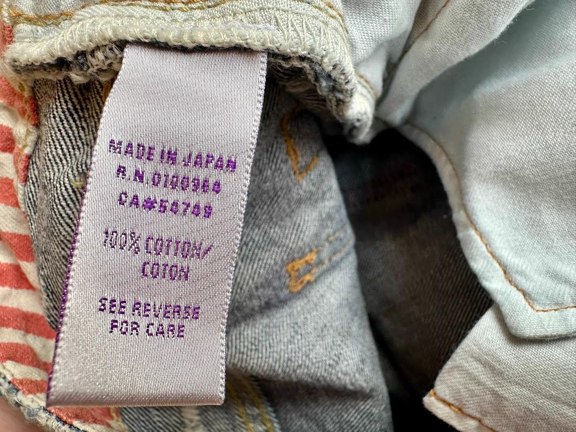 Prps Prps Purple Distressed Heavy Washed Denim P55P101A Size US 32 / EU 48 - 9 Thumbnail