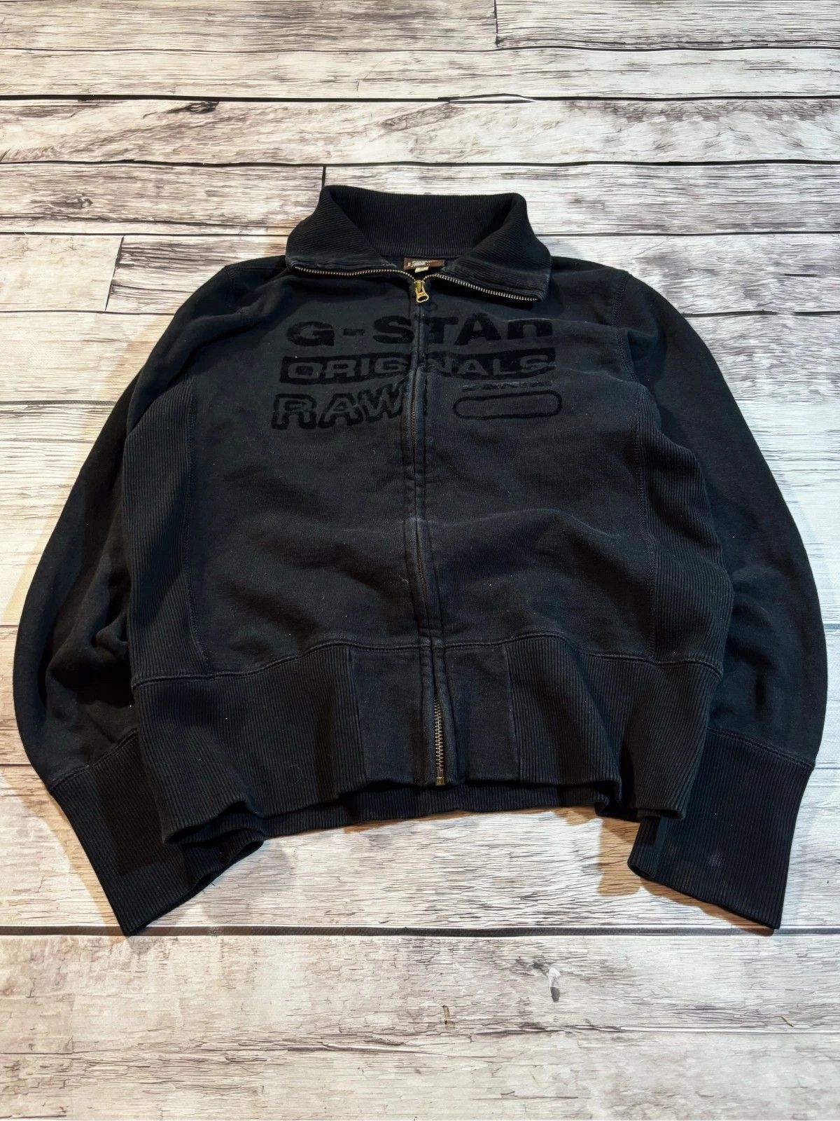 G-Star G-Star RAW Velur Logo Streewear Full Zip Hoodie Sweatshirt Size US M / EU 48-50 / 2 - 3 Thumbnail