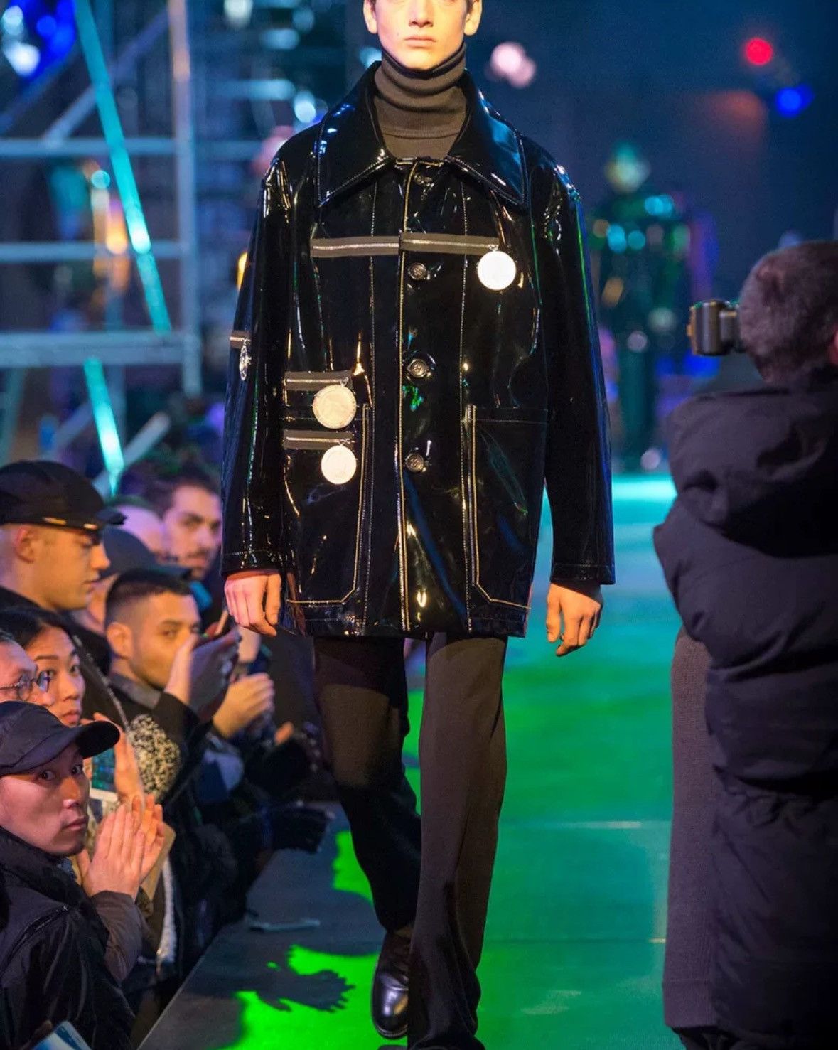 Raf Simons RAF SIMONS AW15 fashion show silver medal trench coat Size US S / EU 44-46 / 1 - 8 Thumbnail