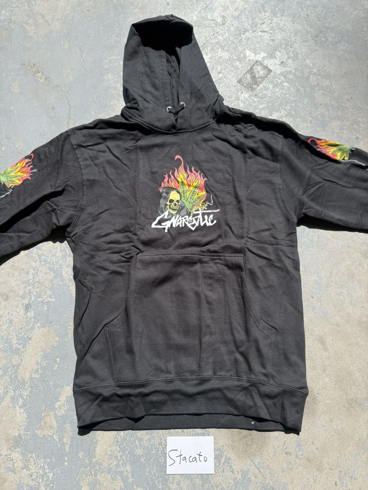 Gnarcotic Gnarcotic Lil Gnar Rasta Skeleton Hoodie Black Size US M / EU 48-50 / 2 - 1 Thumbnail