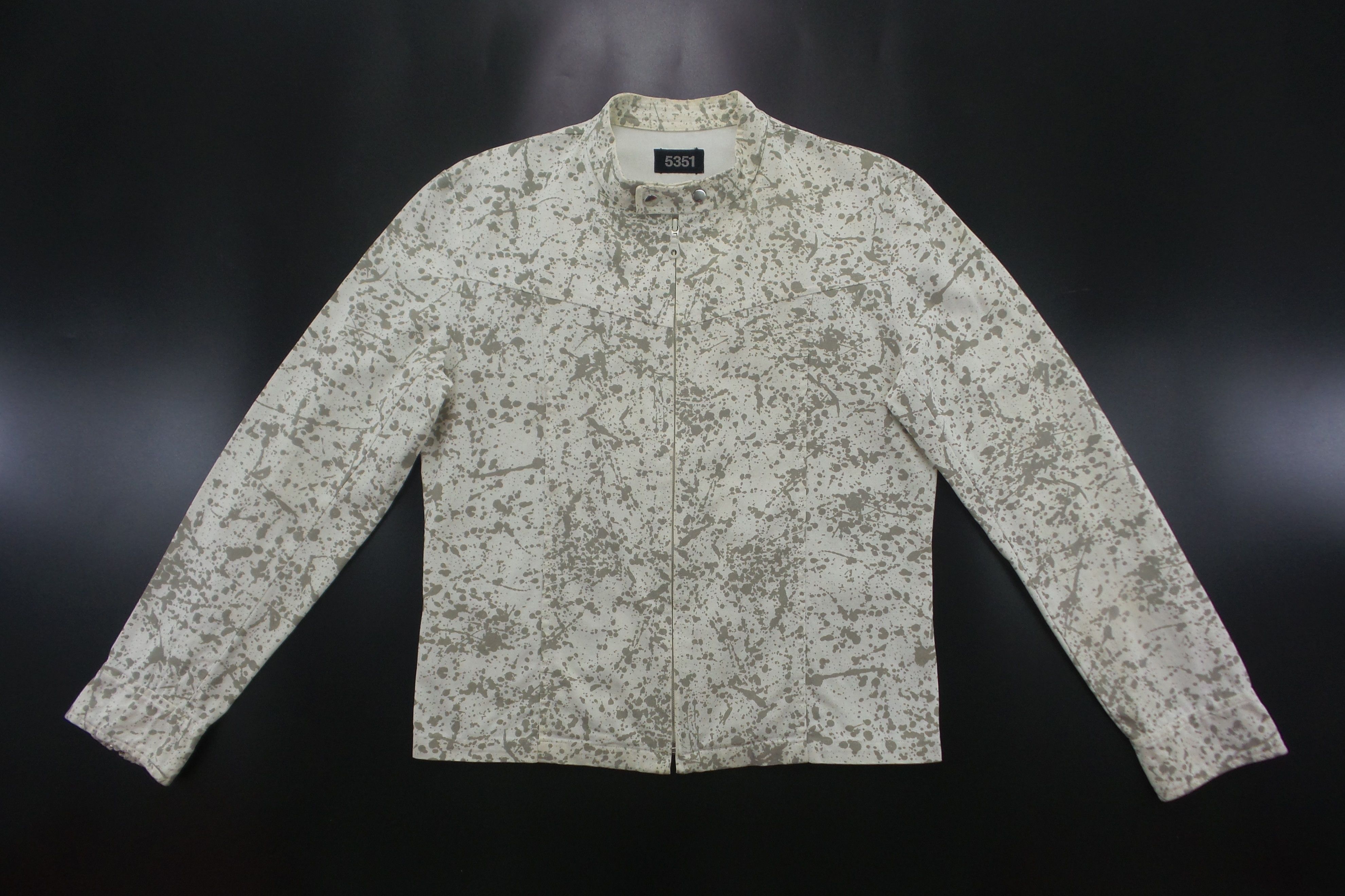 5351 POUR LES HOMMES 5351 Pour Les Hommes Paint Splatter Riders Jackets Size US M / EU 48-50 / 2 - 1 Thumbnail