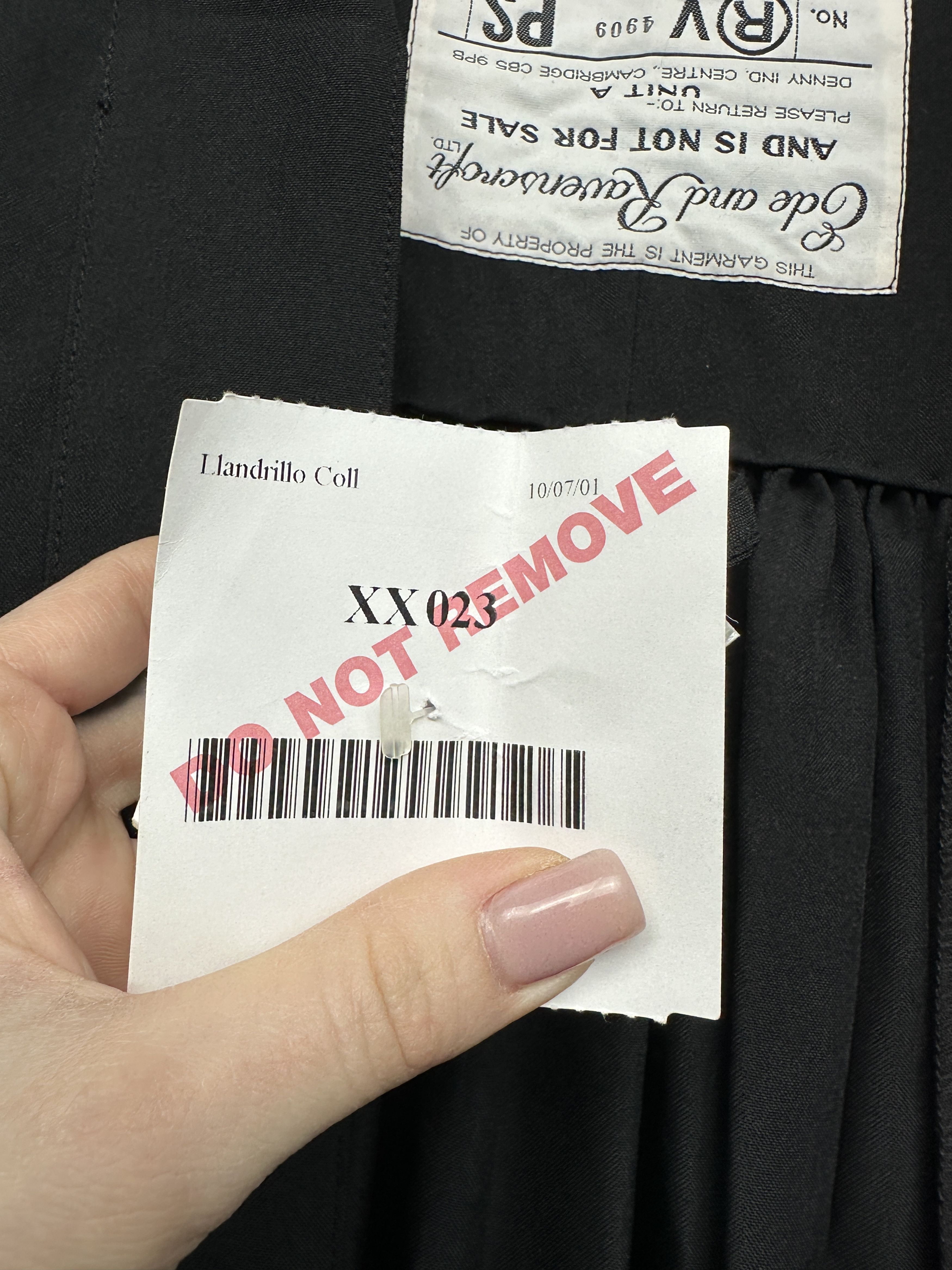 Vintage Ede & Ravenscroft Cambridge Academic Graduation Gown Size US L / EU 52-54 / 3 - 8 Thumbnail