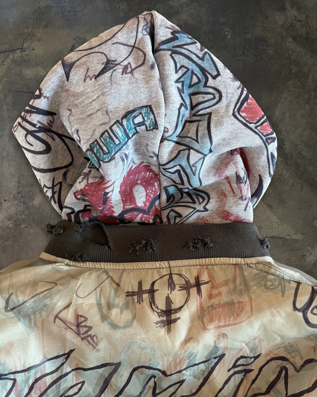 Mowalola MOWALOLA GRAFFITI REVERSIBLE BOMBER L Size US L / EU 52-54 / 3 - 7 Thumbnail