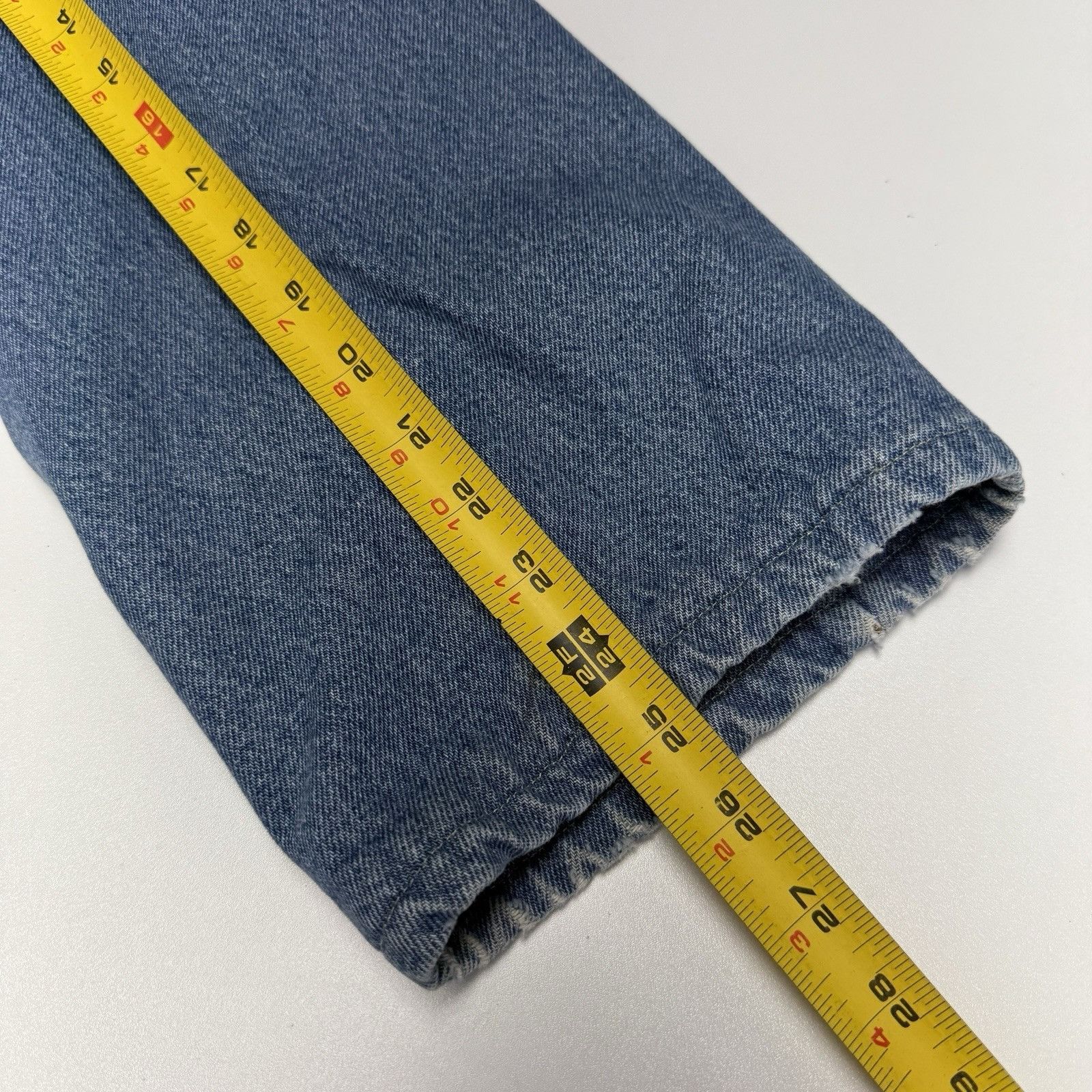 L.L. Bean LL Bean Flannel Lined Jeans Mens Size 35 (31x25) Blue Comfor Size US 35 - 13 Thumbnail