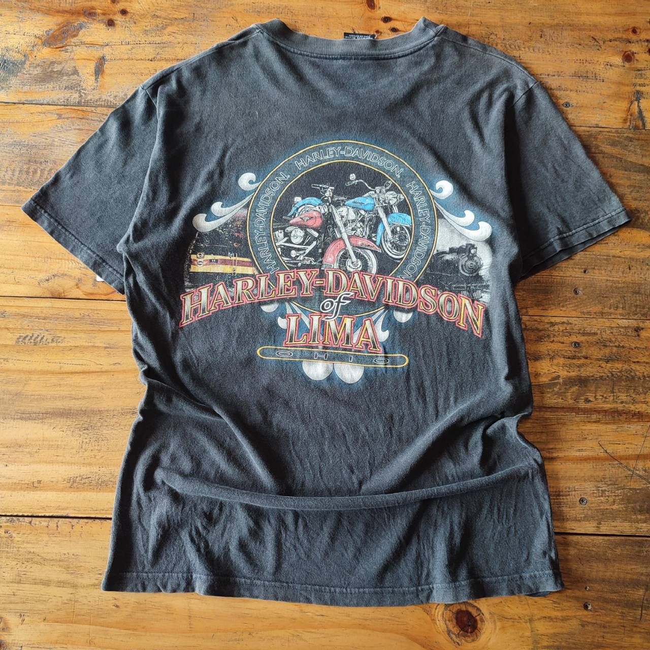 Harley Davidson × Vintage Vintage 1996 Harley Davidson (Resize T Shirt!) Size US M / EU 48-50 / 2 - 3 Thumbnail