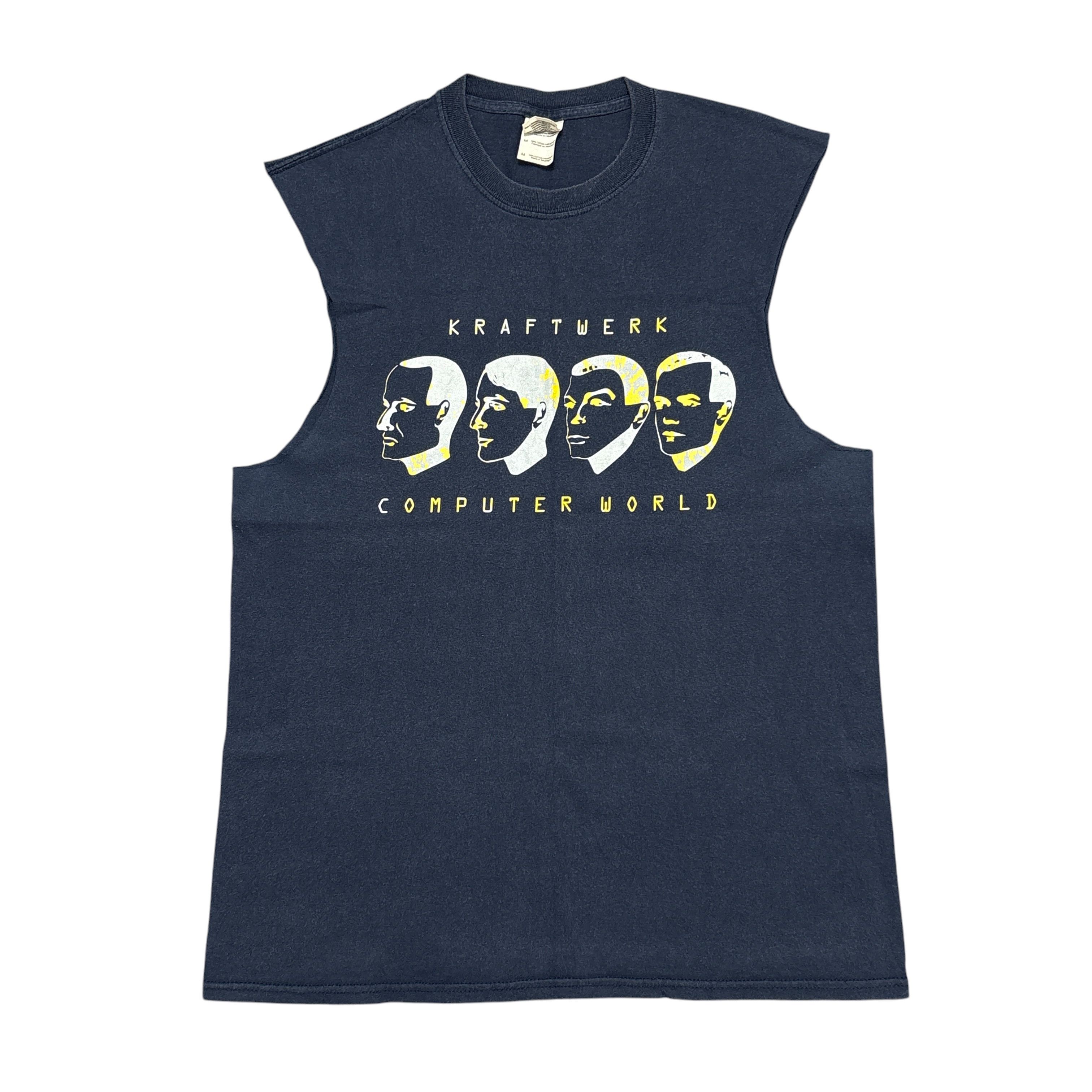Band Tees Vintage Kraftwerk Shirt Tank Top Sleeveless Tour Band Tee Size US M / EU 48-50 / 2 - 1 Thumbnail