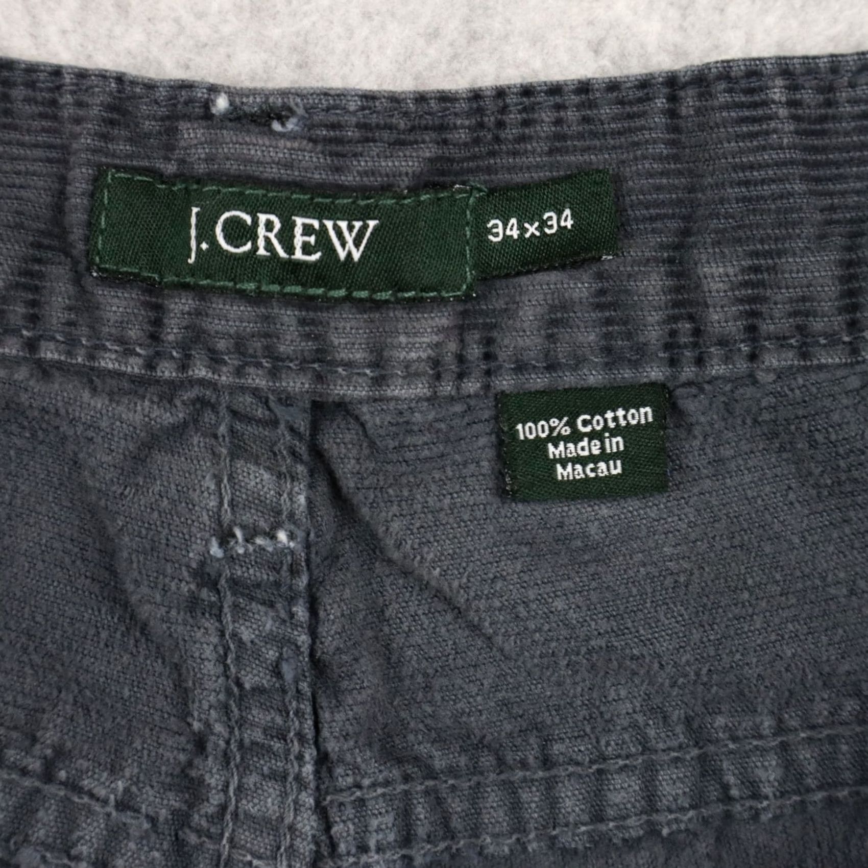 J.Crew J.CREW Jeans Mens 34x34 Bootcut Corduroy Casual 5-Pocket Cotton Gray Jeans Mens 34x34 Bootcut Corduroy Gray Size US 34 / EU 50 - 6 Thumbnail