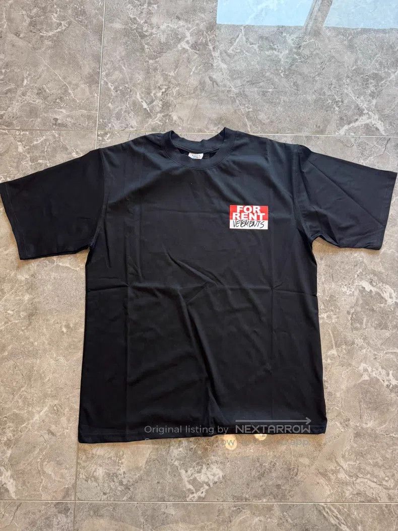 Vetements Vetements Classic T-Shirt, Black, Size M Size US M / EU 48-50 / 2 - 1 Thumbnail