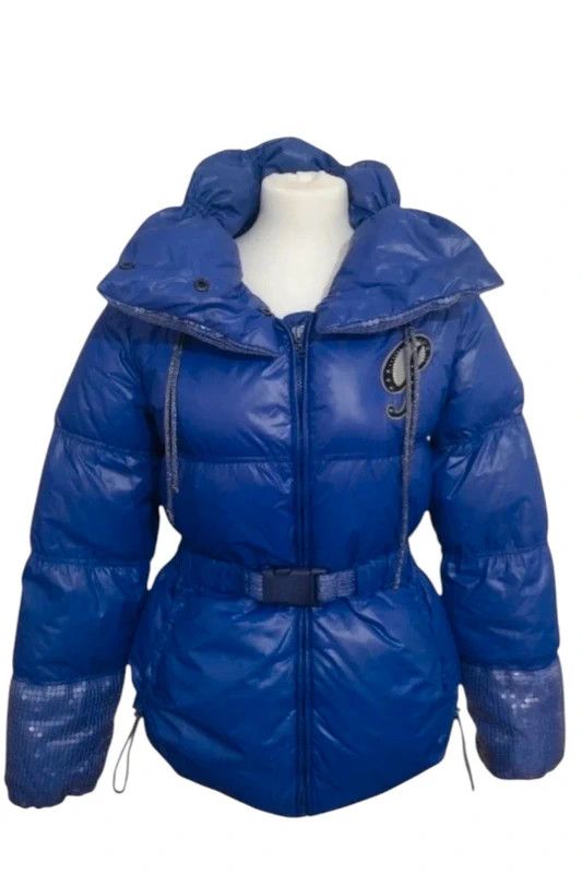 Pinko Luxury PINKO Puffer Jacket - Sequin Details & Belted Waist Size M / US 6-8 / IT 42-44 - 3 Thumbnail