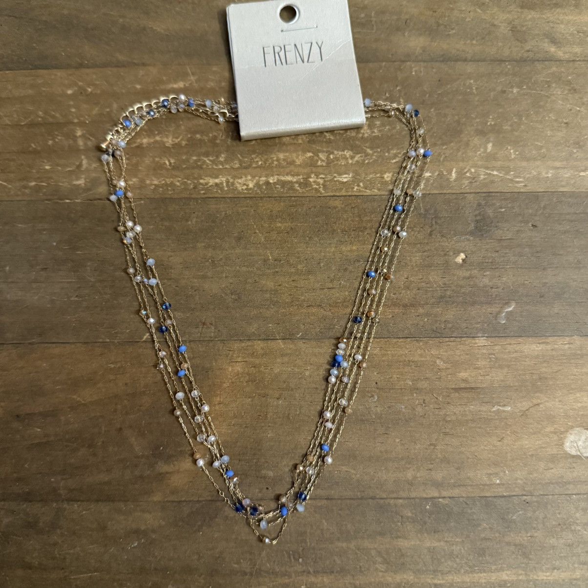 Other Frenzy delicate layered multi strand station bead necklace Size ONE SIZE - 3 Thumbnail