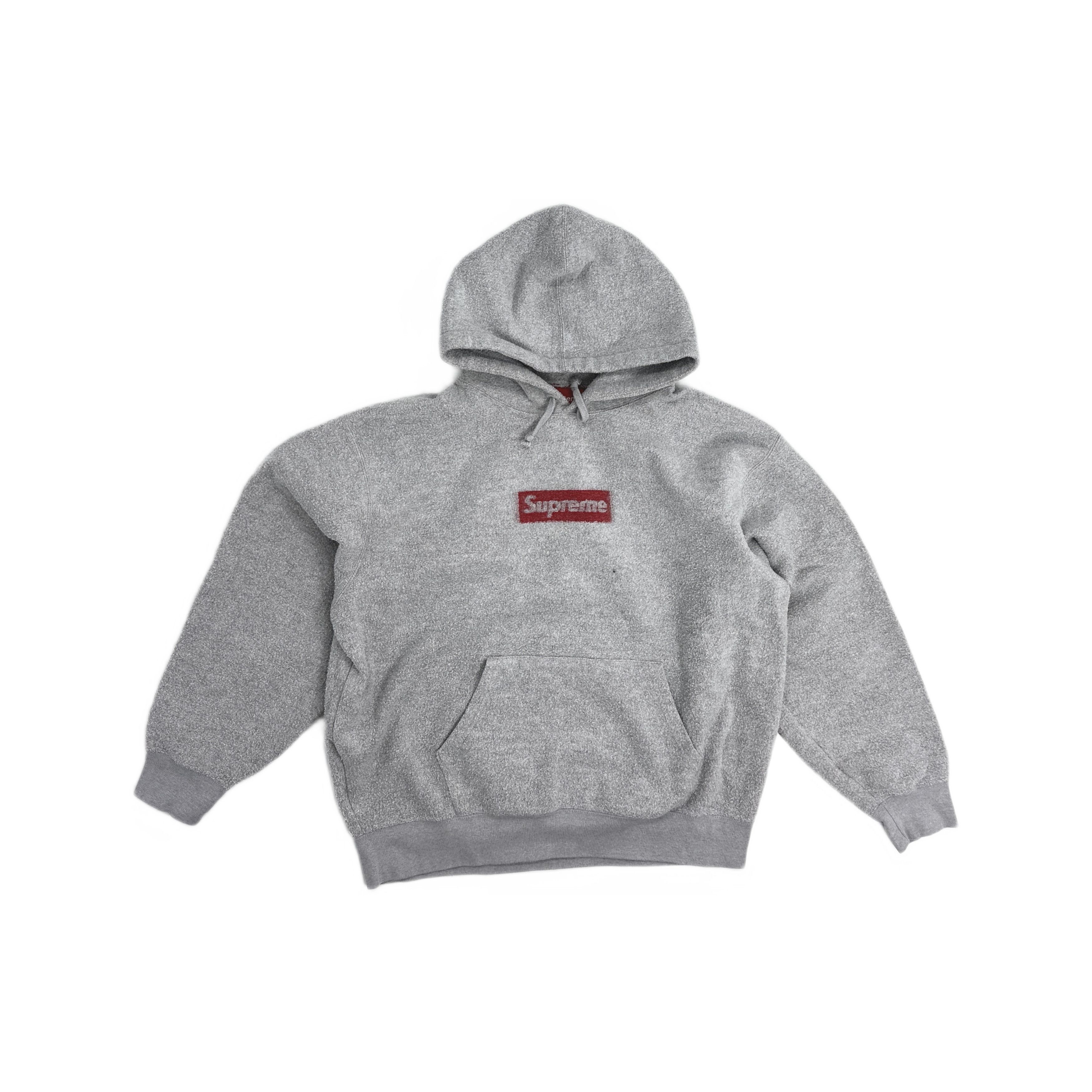 Supreme supreme white gray arch logo spell out hoodie | Grailed