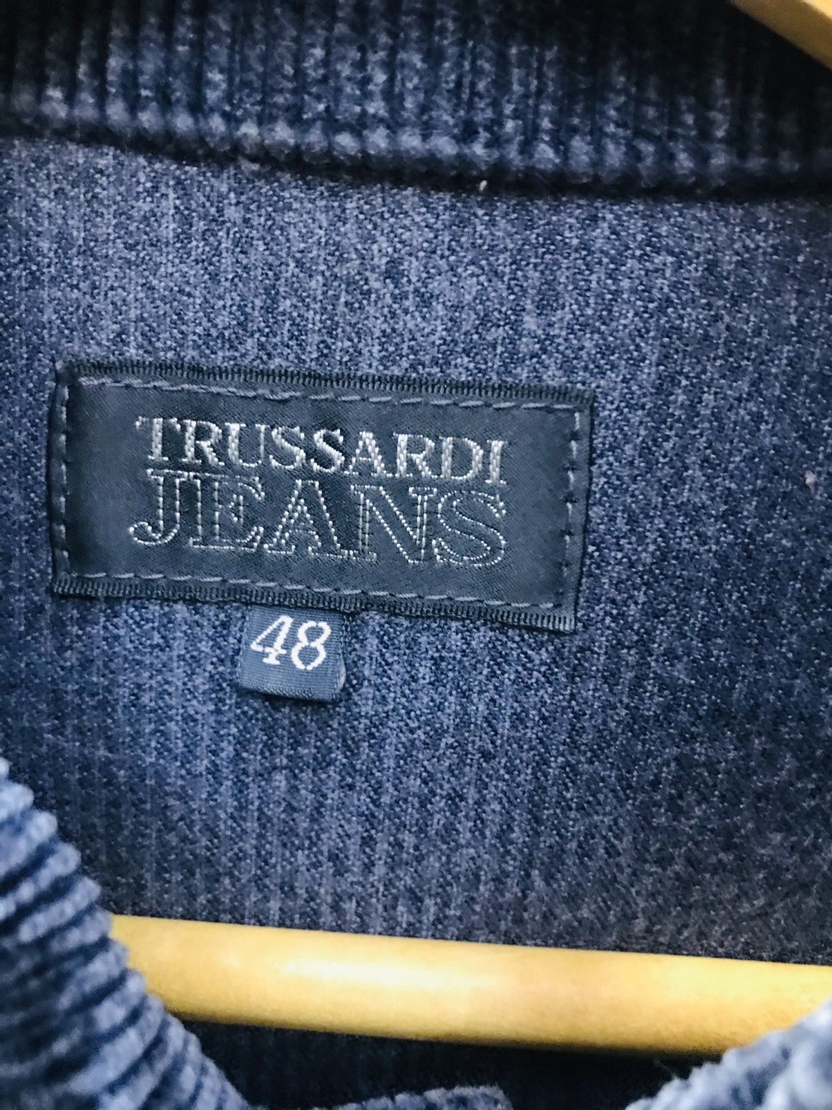 Trussardi × Vintage Vintage Trussardi Corduroy trucker jacket Size US M / EU 48-50 / 2 - 9 Thumbnail
