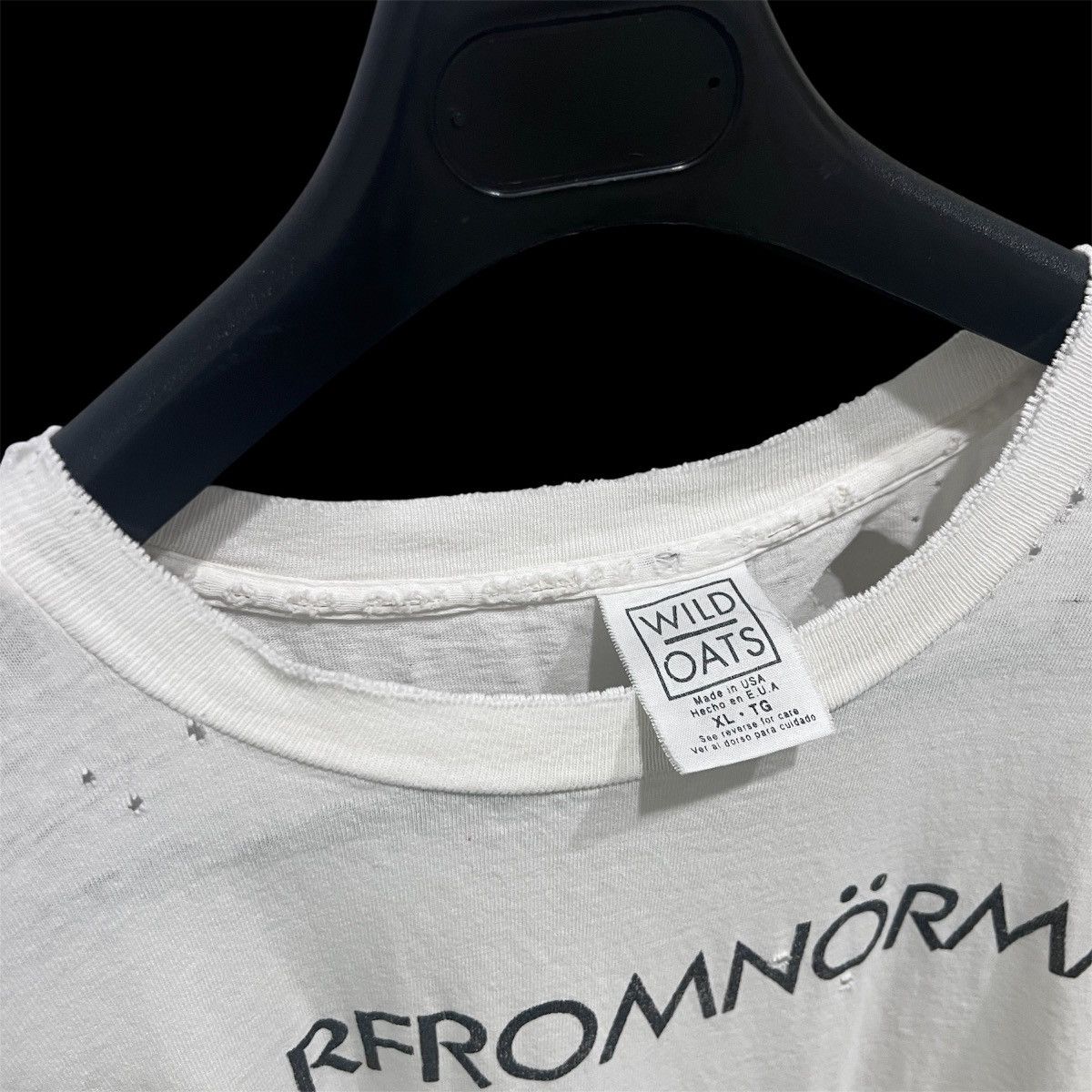 Vintage Vintage 90s FarFromNormal Distressed Thrashed Faded Graphic Size US XL / EU 56 / 4 - 4 Thumbnail