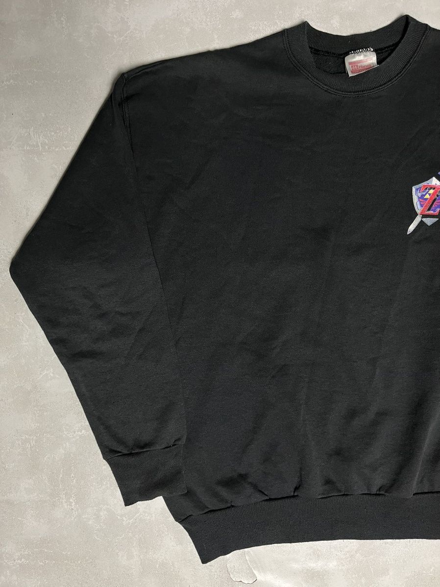 Nintendo × Vintage Vintage 90’s Zelda Ocarina Of Time Nintendo 64 Promo Sweater Size US L / EU 52-54 / 3 - 3 Thumbnail
