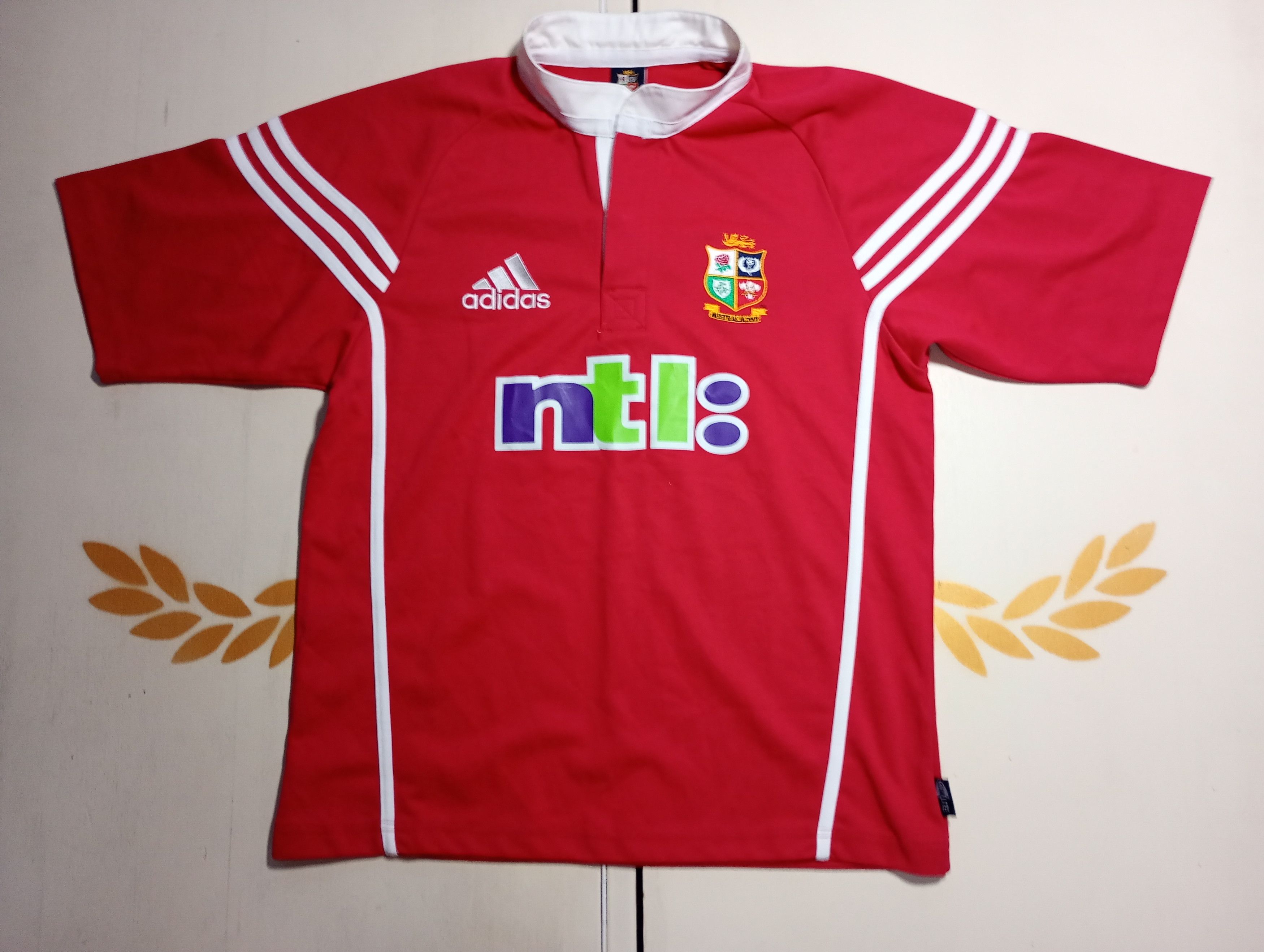 Adidas Adidas British&Irish Lions Australia 2001 Rugby Shirt Size US M / EU 48-50 / 2 - 1 Thumbnail