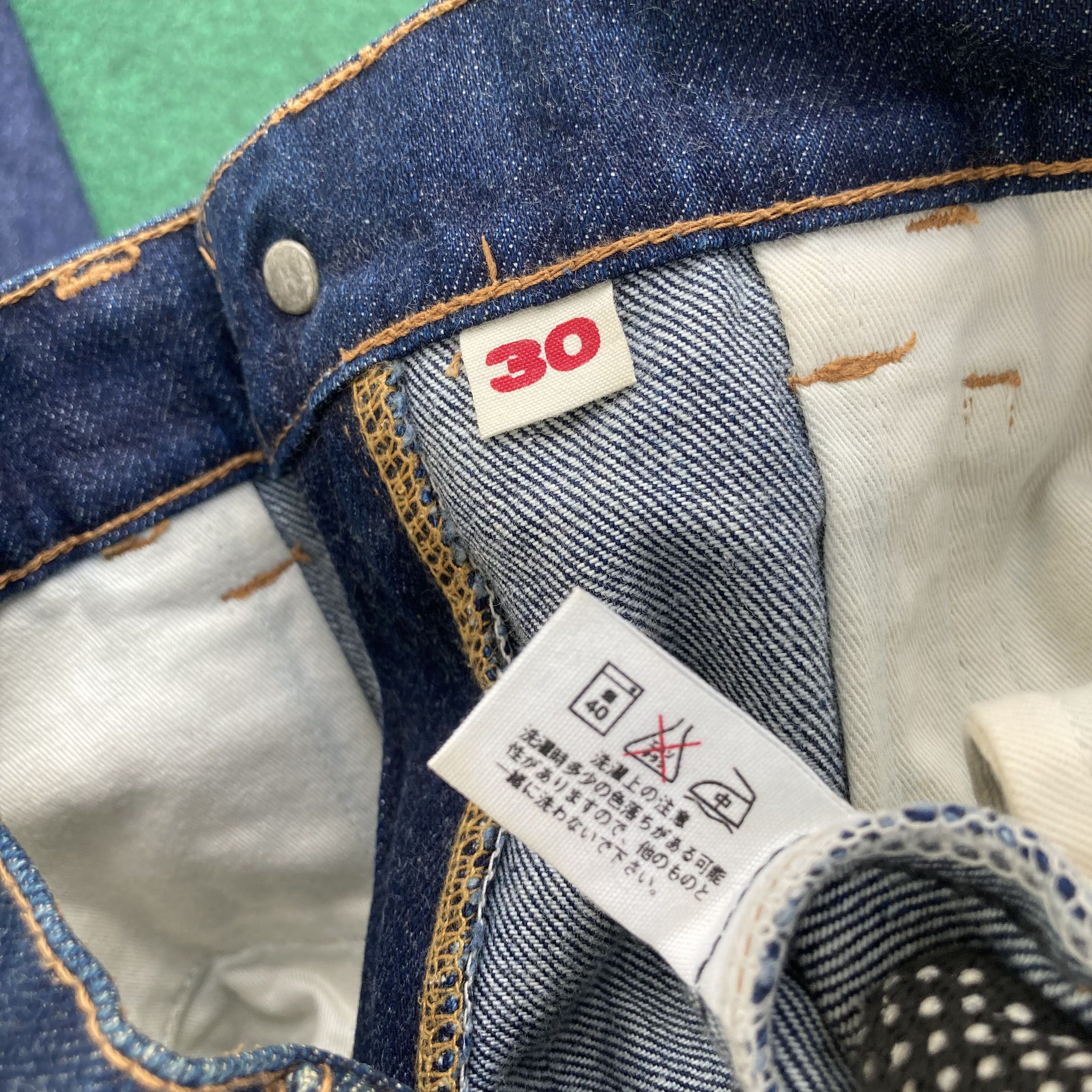 Blue Blue Japan × Japanese Brand × Kapital 31x33 Vtg Blue Blue Bootcut Market HR Market Jeans Size US 30 / EU 46 - 5 Thumbnail
