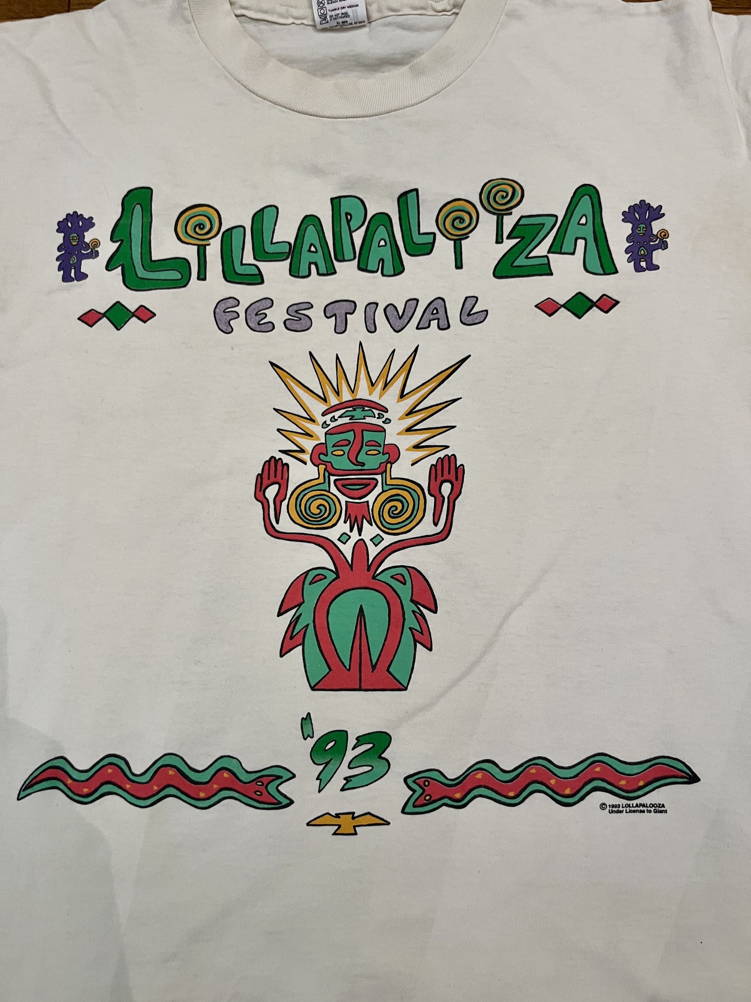 Vintage Vtg 1993 Lollapalooza Shirt XL Anvil Alice In Chains Tool Size US XL / EU 56 / 4 - 2 Thumbnail