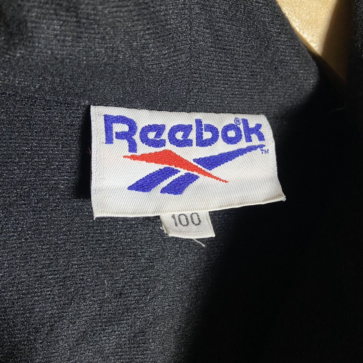 Reebok × Vintage Vintage 90s Reebok All Overprinted Full Zip Hoodie Jacket Size US L / EU 52-54 / 3 - 8 Thumbnail