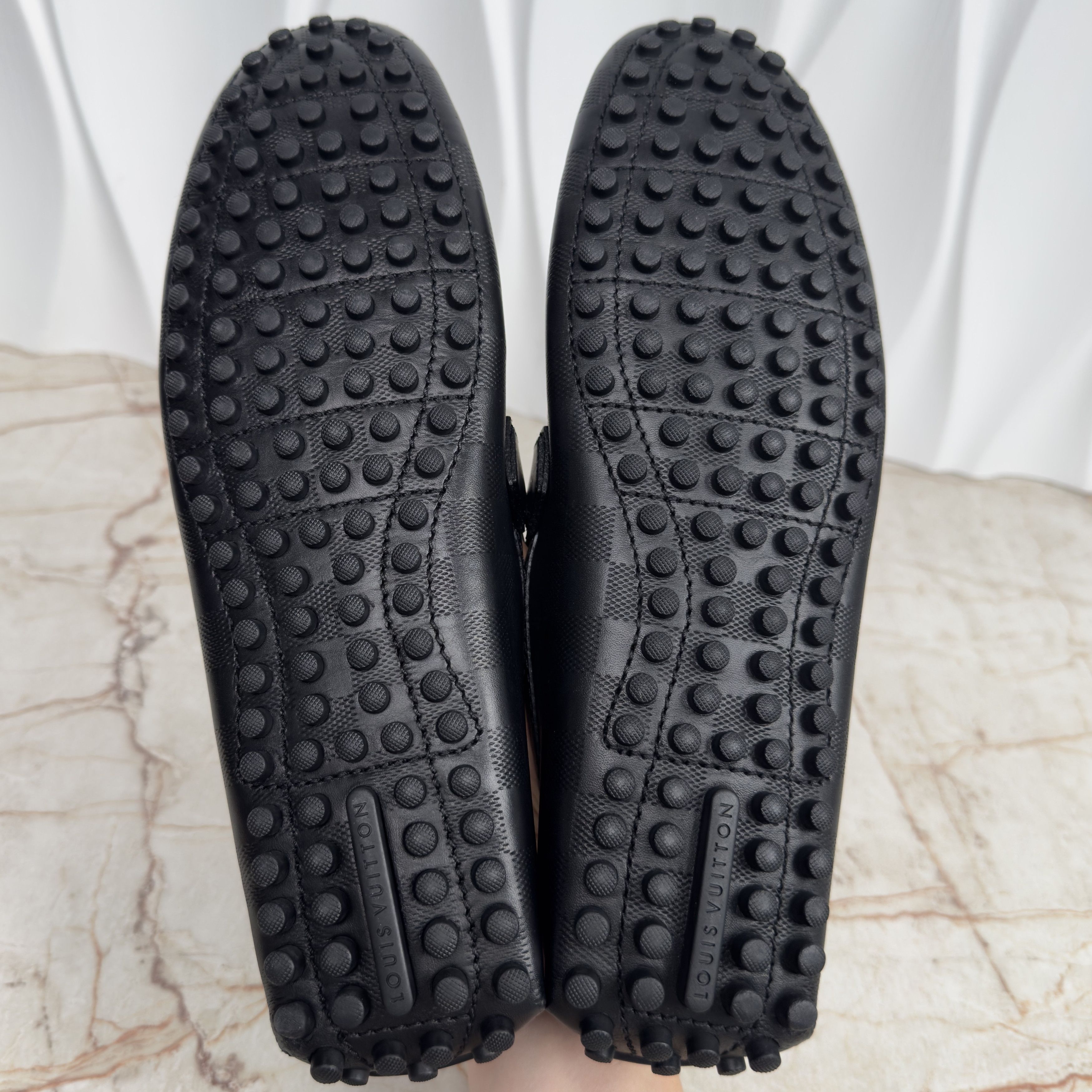 Louis Vuitton Hockenheim Damier Infini Driving Moccasins Size US 10.5 / EU 43-44 - 12 Thumbnail
