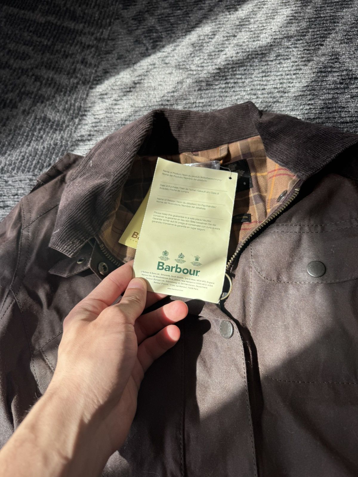 Barbour Barbour waxed jacket AMELIA brown NEW Size S / US 4 / IT 40 - 7 Thumbnail