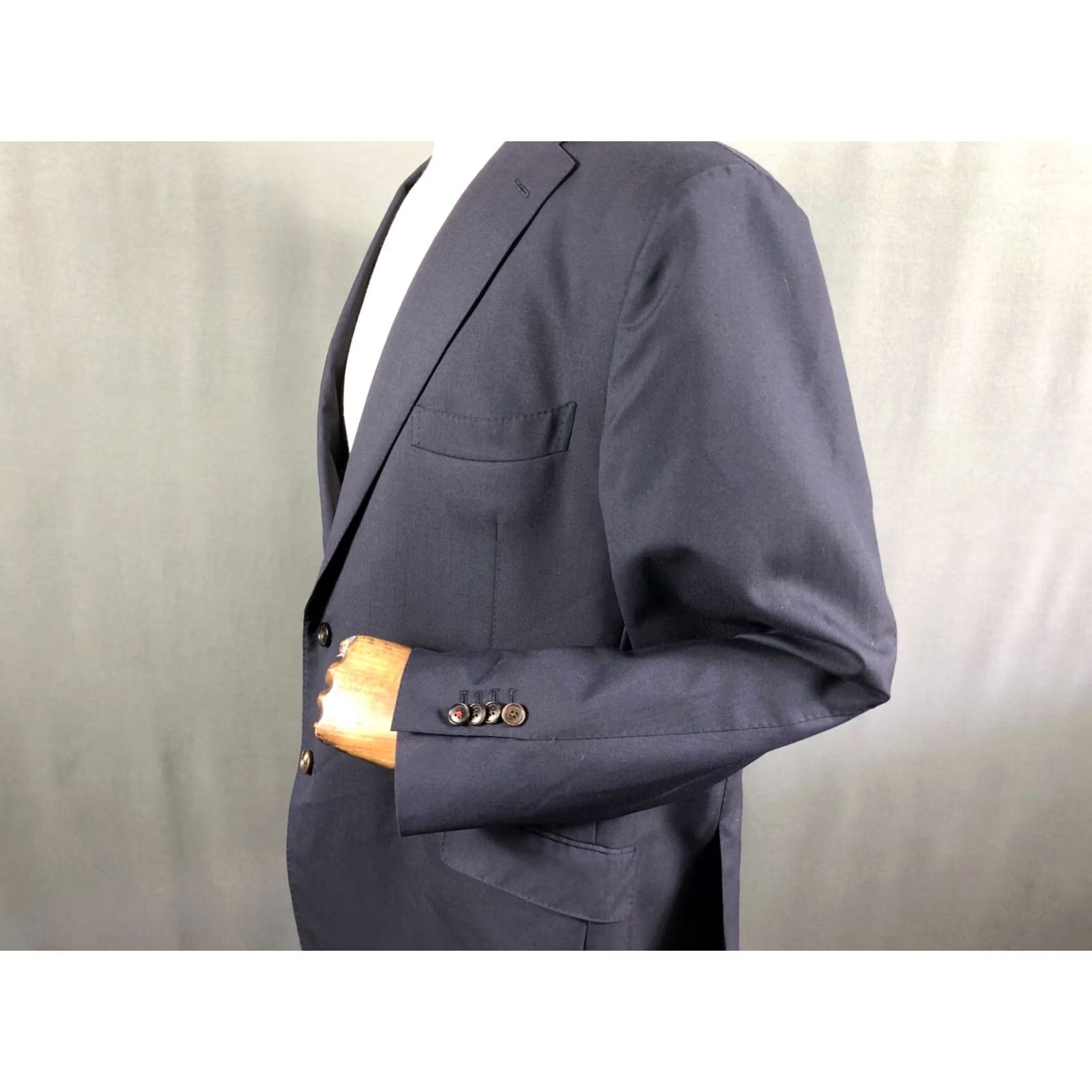 Suitsupply Suitsupply Blazer Men Wool Dark Blue Size 44L - 6 Thumbnail