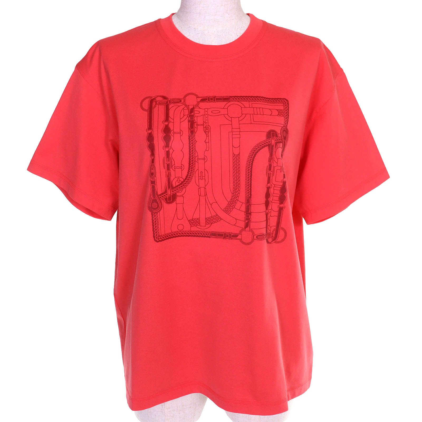 Hermes Hermes Hermes Cartouche Canoe Cotton T shirt36 Textile T-Shirts DUTY FREE for USA Size ONE SIZE - 1 Thumbnail