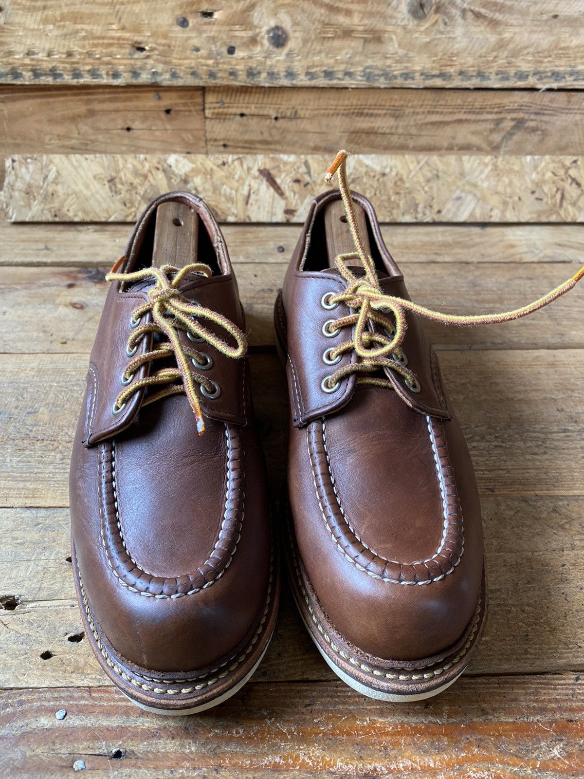 Red Wing Redwing oxford mahogany brown leather shoes style 8109 Size US 7.5 / EU 40-41 - 2 Thumbnail