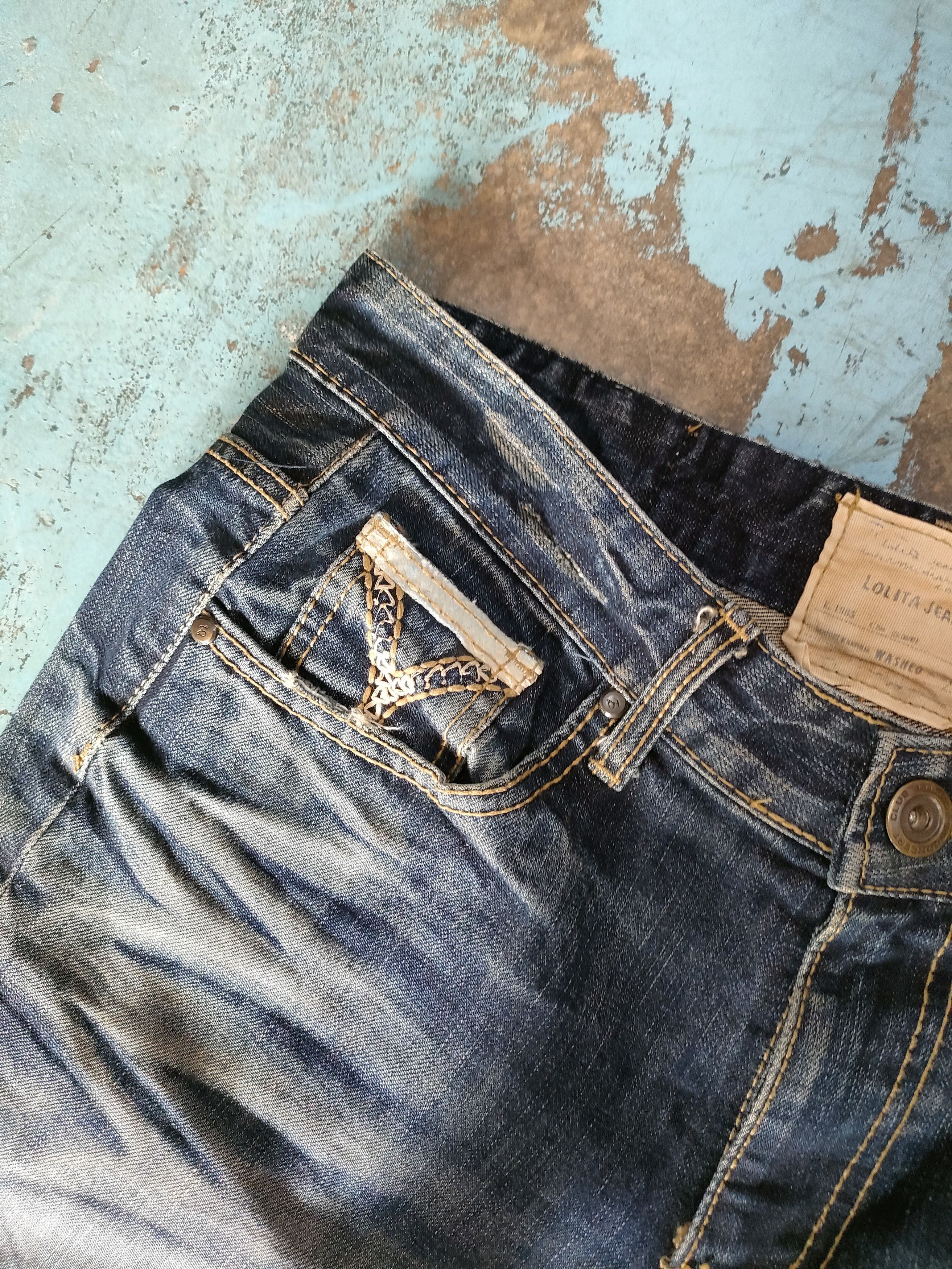 If Six Was Nine × Japanese Brand Lolita Flare Jeans Size US 33 - 8 Thumbnail