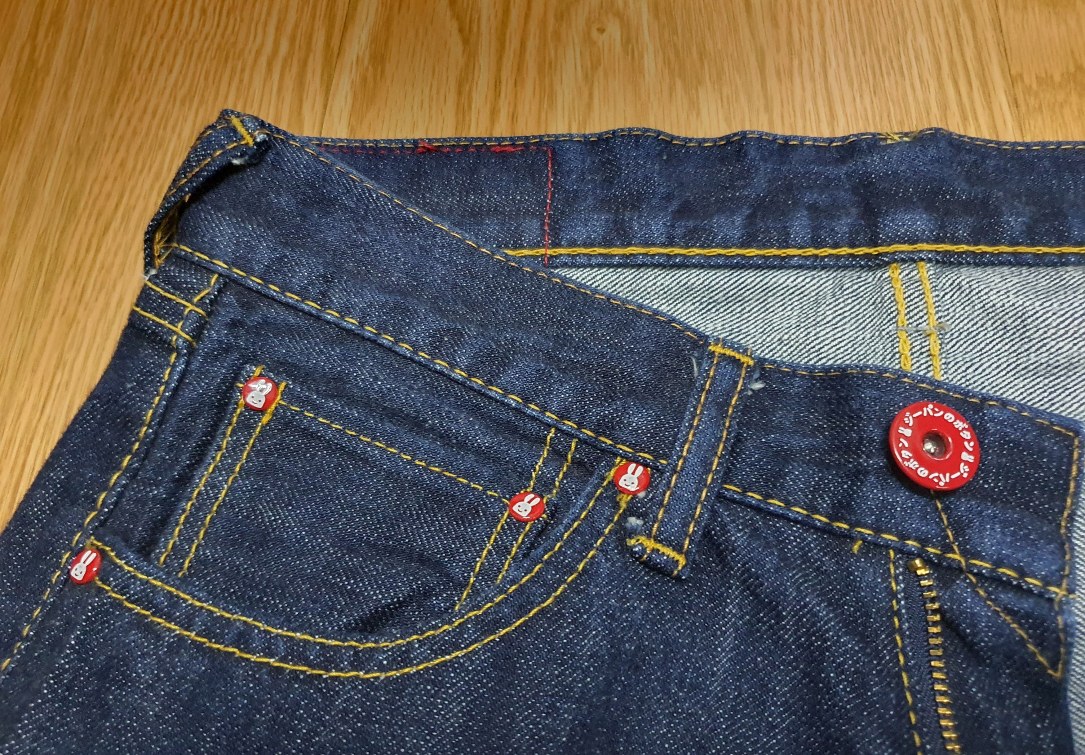 Japanese Brand Waist 27" CUNE JAPAN Bunny Jeans. Size 27" / US 4 / IT 40 - 5 Thumbnail