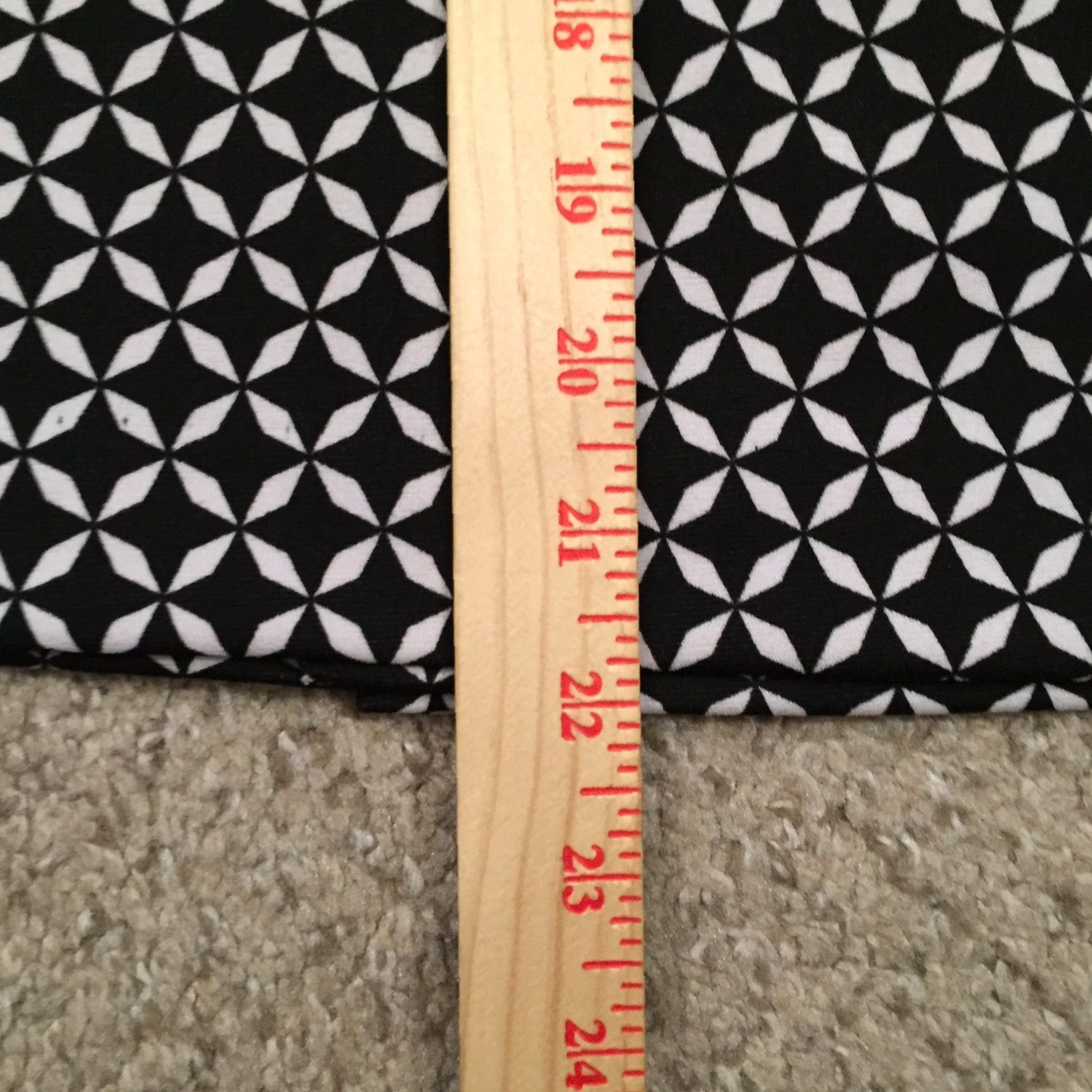 Vintage Premise Skirt Women's Skirt Knee Length Pencil Geometric Black 10 Slit Size 32" / US 10 / IT 46 - 5 Thumbnail