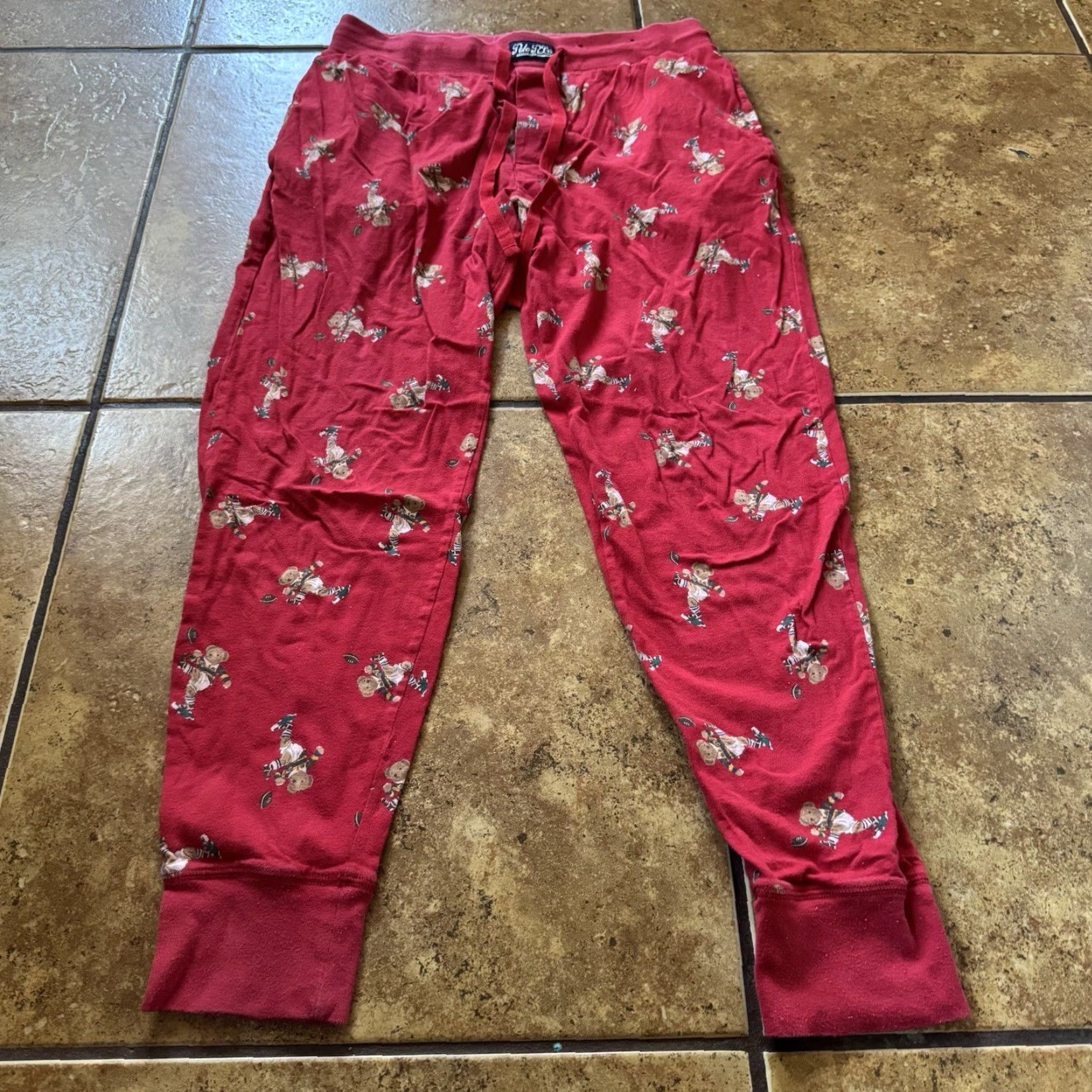 Polo Ralph Lauren Polo Ralph Lauren Pajama Pants Bear Skiing Red Men’s Lounge Size M Size US M / EU 48-50 / 2 - 2 Thumbnail