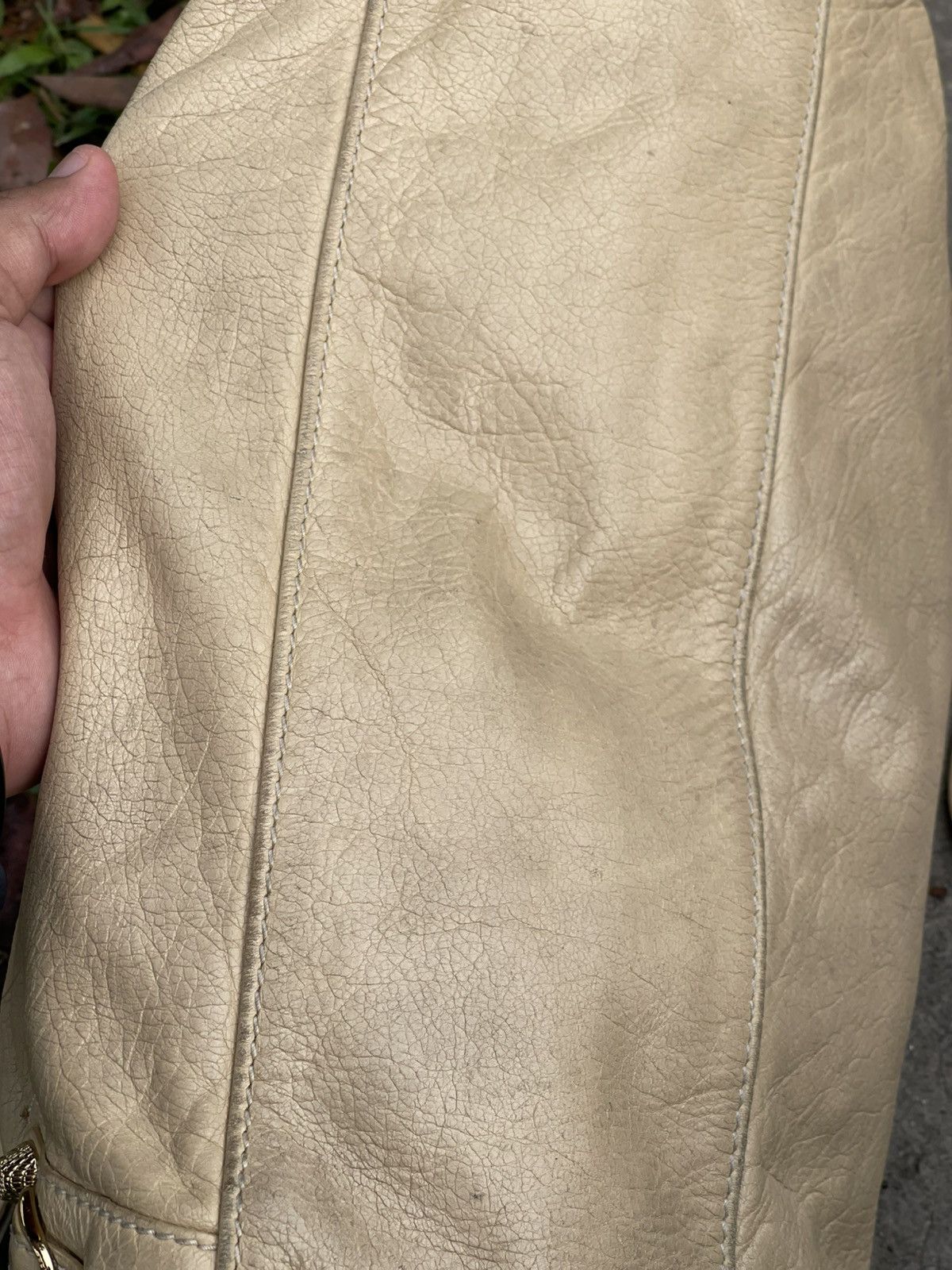 Balenciaga Balenciaga City Motorcycle Beige Handbag Size ONE SIZE - 14 Thumbnail
