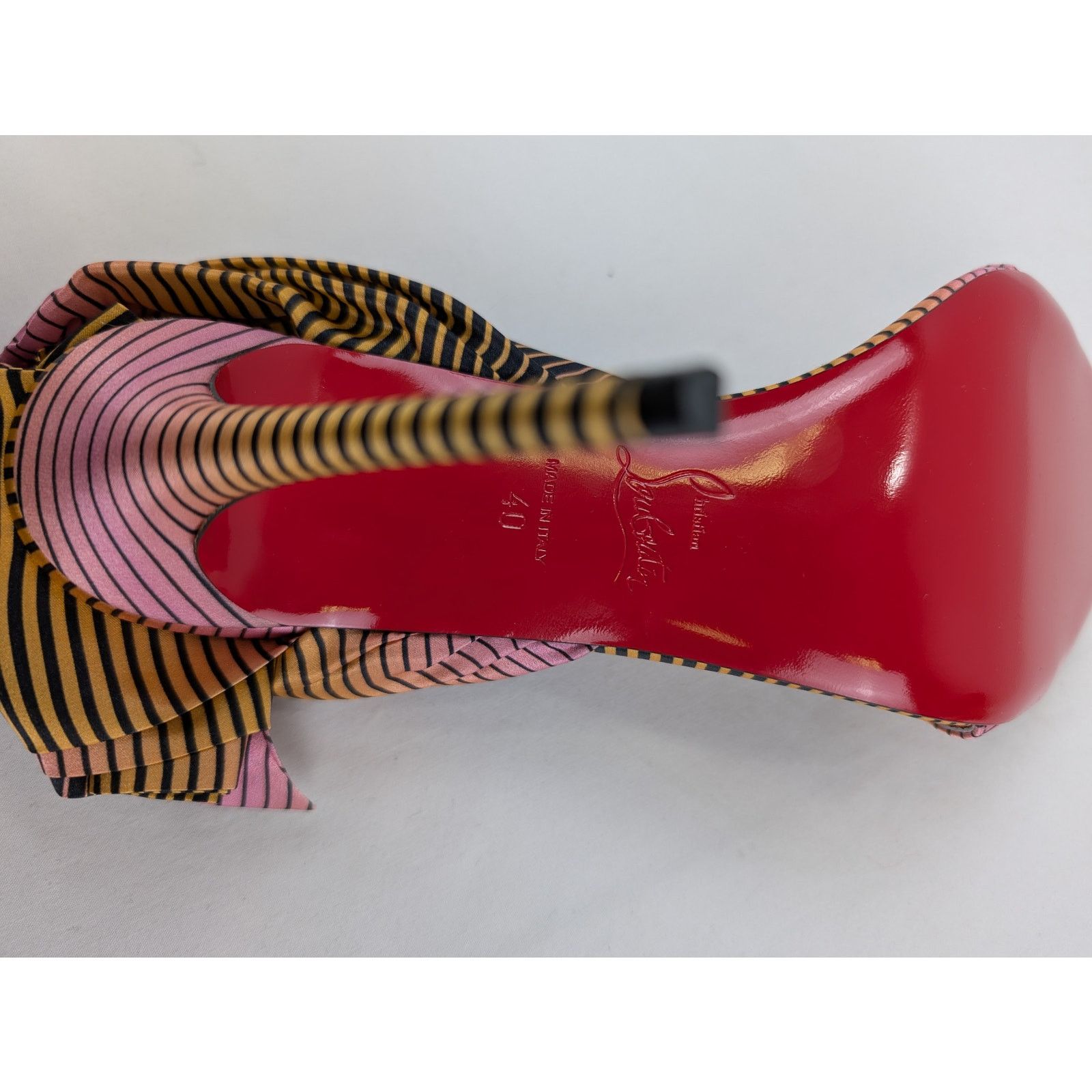 Christian Louboutin o1rshd1 Sandale Du Désert 100mm Heeled Sandal in Multicolor Size US 10 / IT 40 - 15 Thumbnail