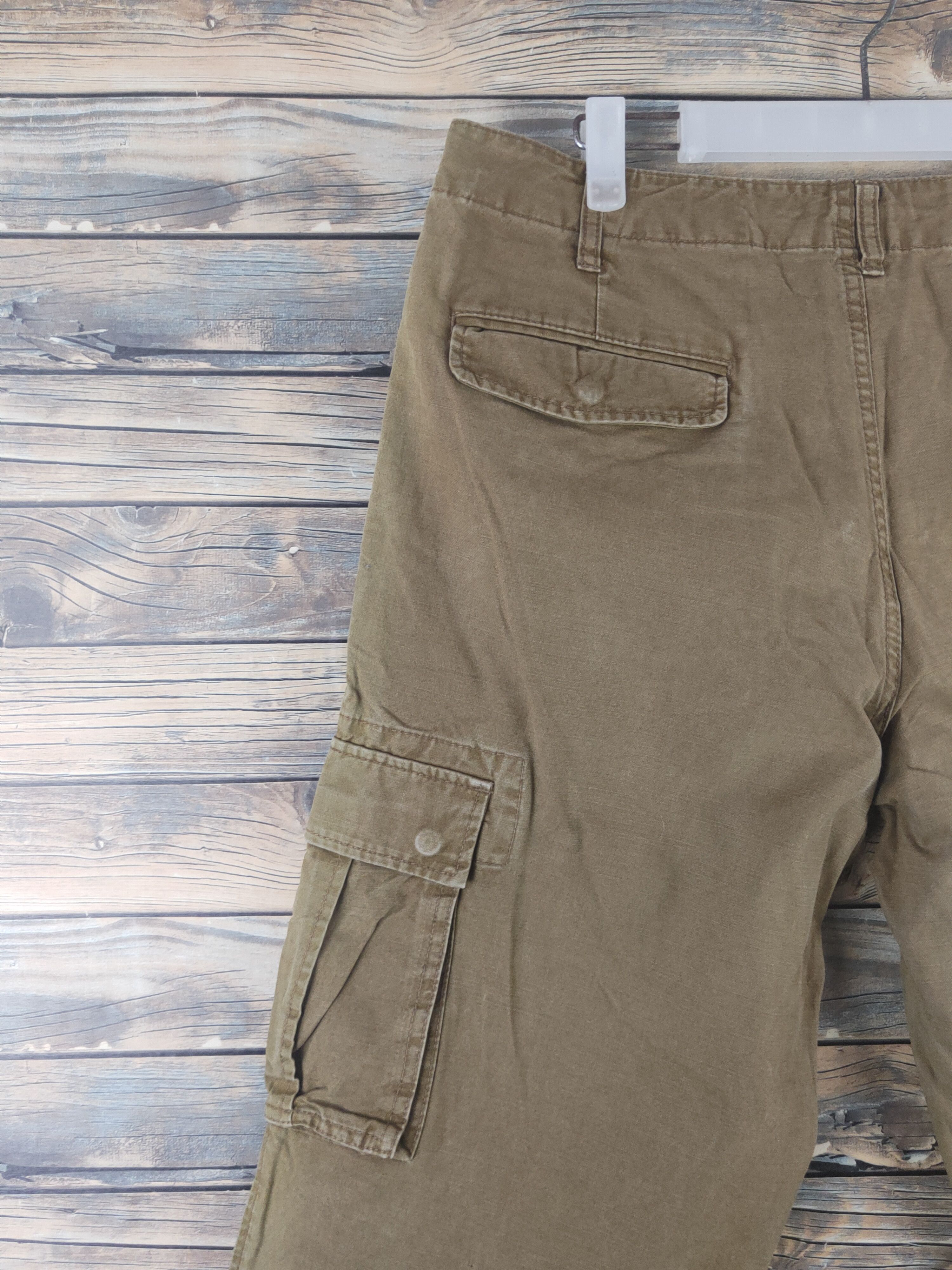 Japanese Brand DL Uniqlo Brown Multipocket Tactical Cargo Pants #1893 Size US 34 / EU 50 - 8 Thumbnail