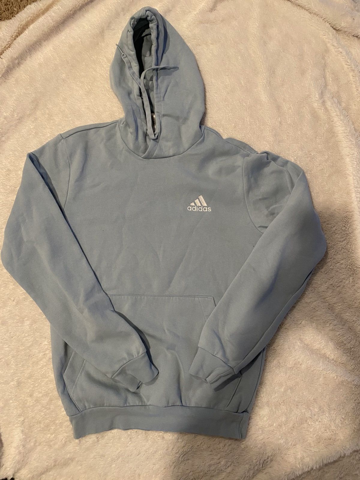 Adidas Adidas light blue hoodie Size US S / EU 44-46 / 1 - 1 Thumbnail