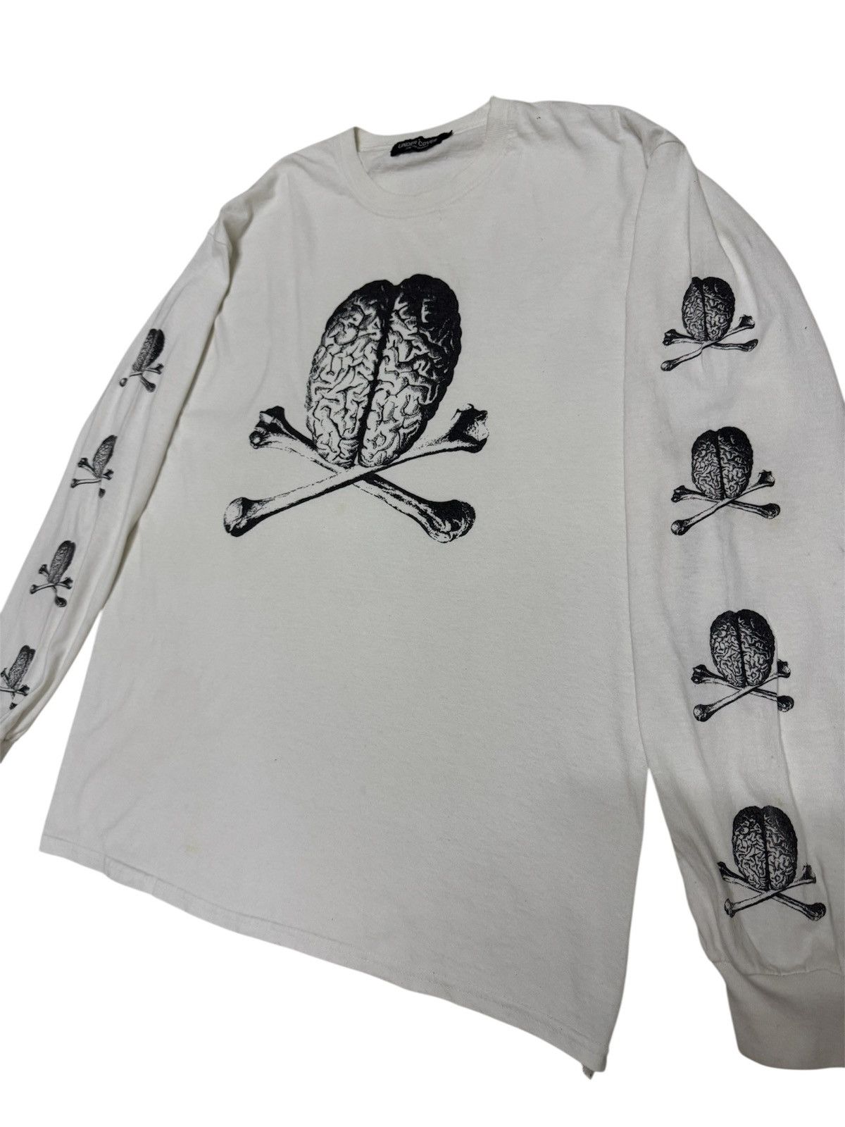 Undercover Vintage 1999 Undercover Brain Cross Bones Tee Size US L / EU 52-54 / 3 - 3 Thumbnail