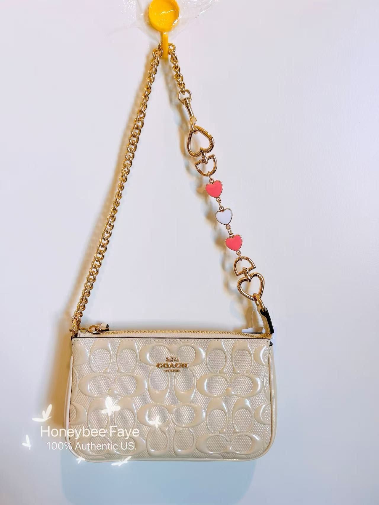 Coach Nolita 19 In Signature Leather CU000 plus extended chain Size ONE SIZE - 4 Thumbnail