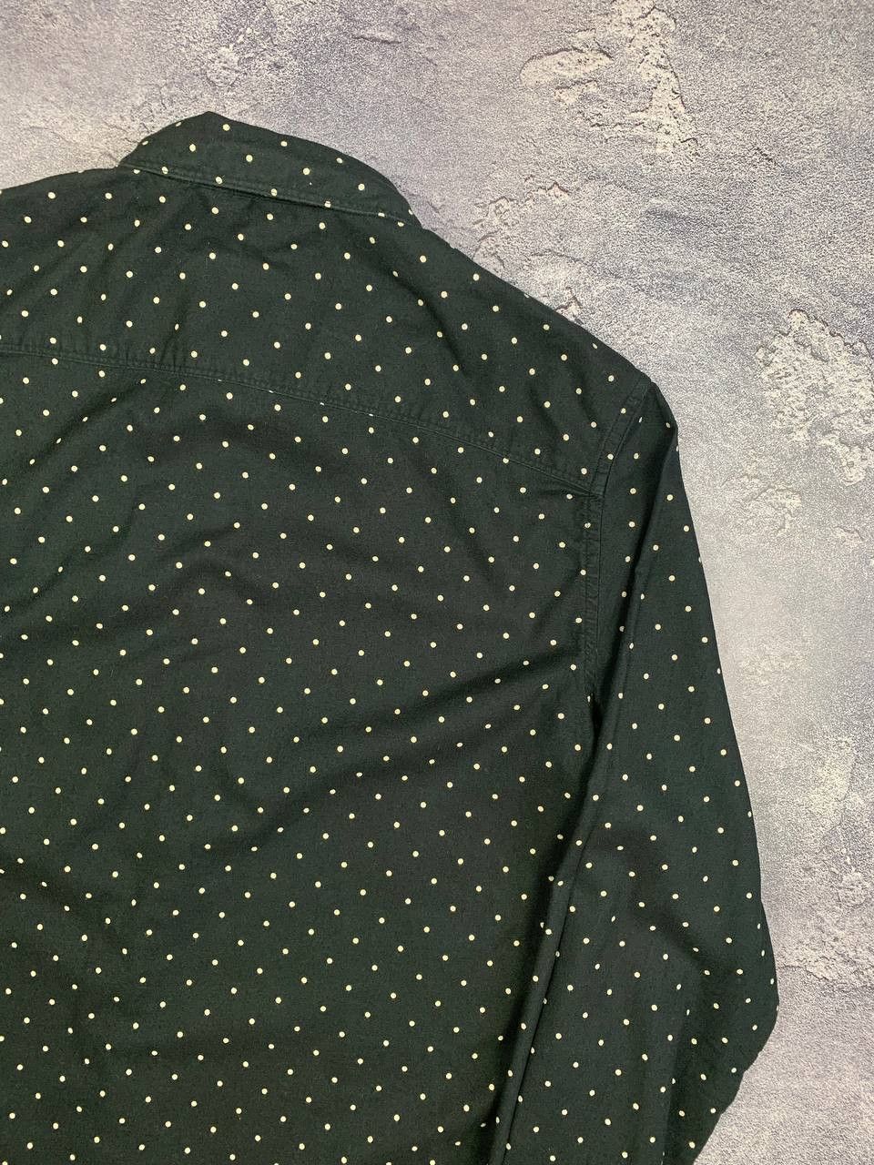 Allsaints AllSaints Button Up Shirt Black Polka Dot Long Sleeve Size US M / EU 48-50 / 2 - 13 Thumbnail