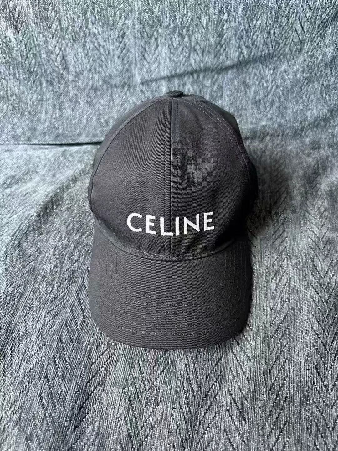 Celine Celine Black Baseball Cap L Stored Size ONE SIZE - 1 Thumbnail