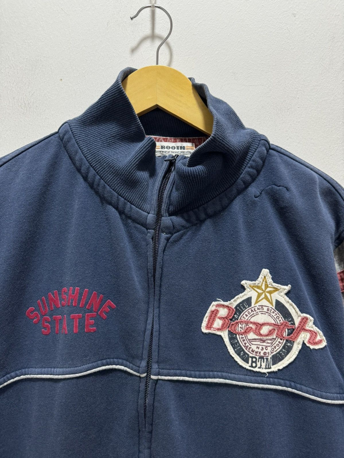 Vintage VINTAGE BOOTH SURFING STYLE ZIP UP JACKET Size US L / EU 52-54 / 3 - 4 Thumbnail