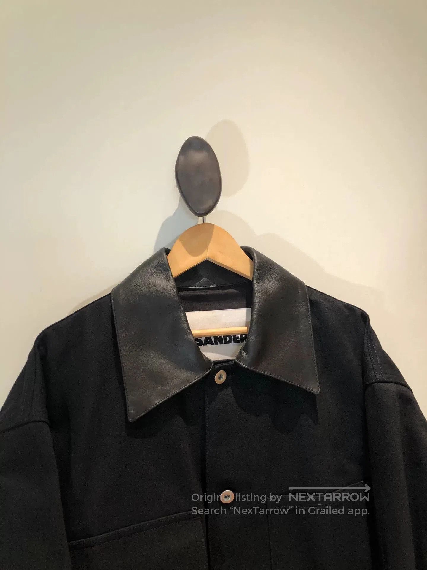 Jil Sander Jil Sander Leather Collar Jacket. Size US L / EU 52-54 / 3 - 3 Thumbnail