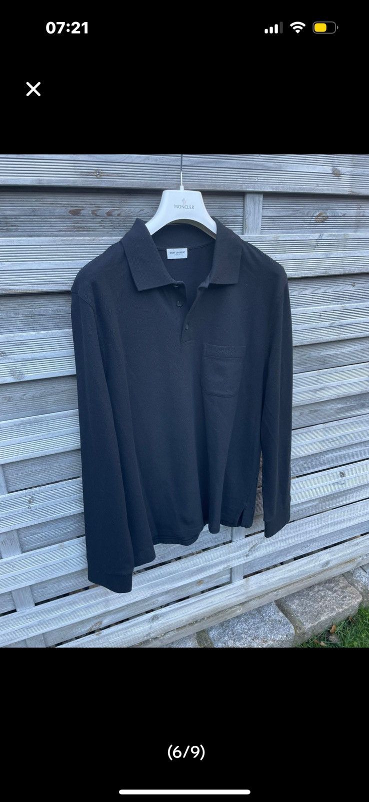Saint Laurent Paris Saint laurent polo longsleve ( Size US XL / EU 56 / 4 - 6 Thumbnail