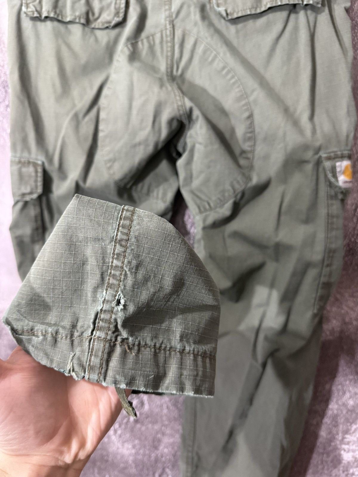 Carhartt × Vintage Vintage Carhartt Cargo Pants Size US 34 / EU 50 - 4 Thumbnail