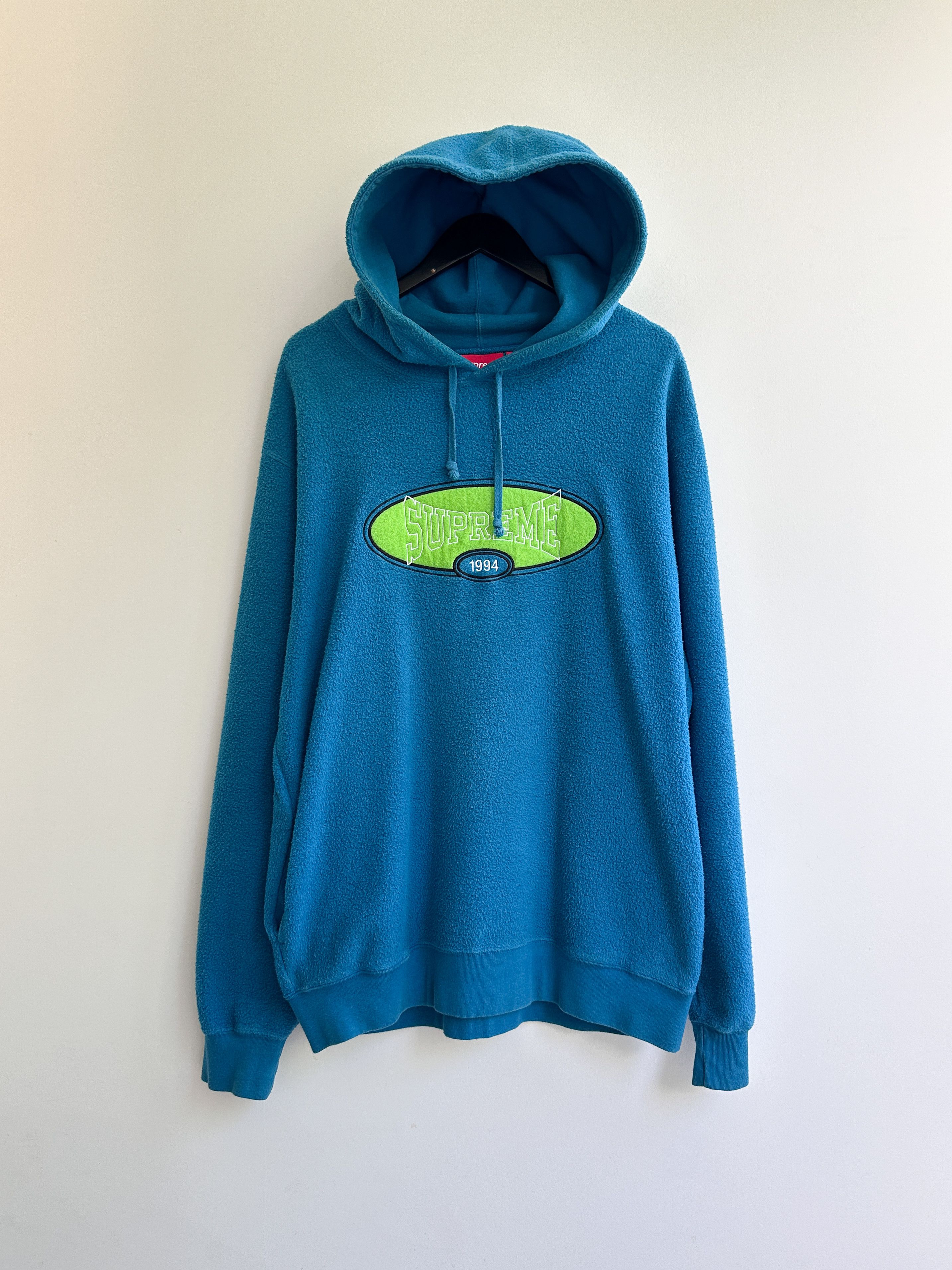 Supreme Supreme Reverse Fleece Hooded Sweatshirt Size US XL / EU 56 / 4 - 1 Thumbnail