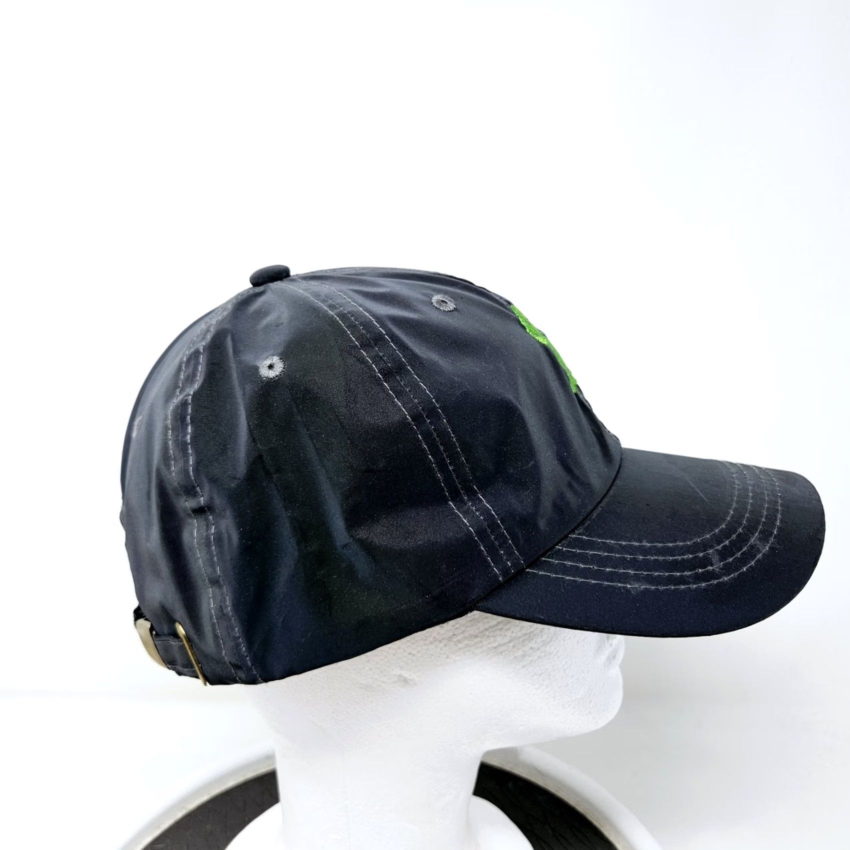 Logo 7 Alien Reflective Adjustable Hat Y2K Logo 90s Baseball Cap Multicolor Space Mens One Size Size ONE SIZE - 3 Thumbnail